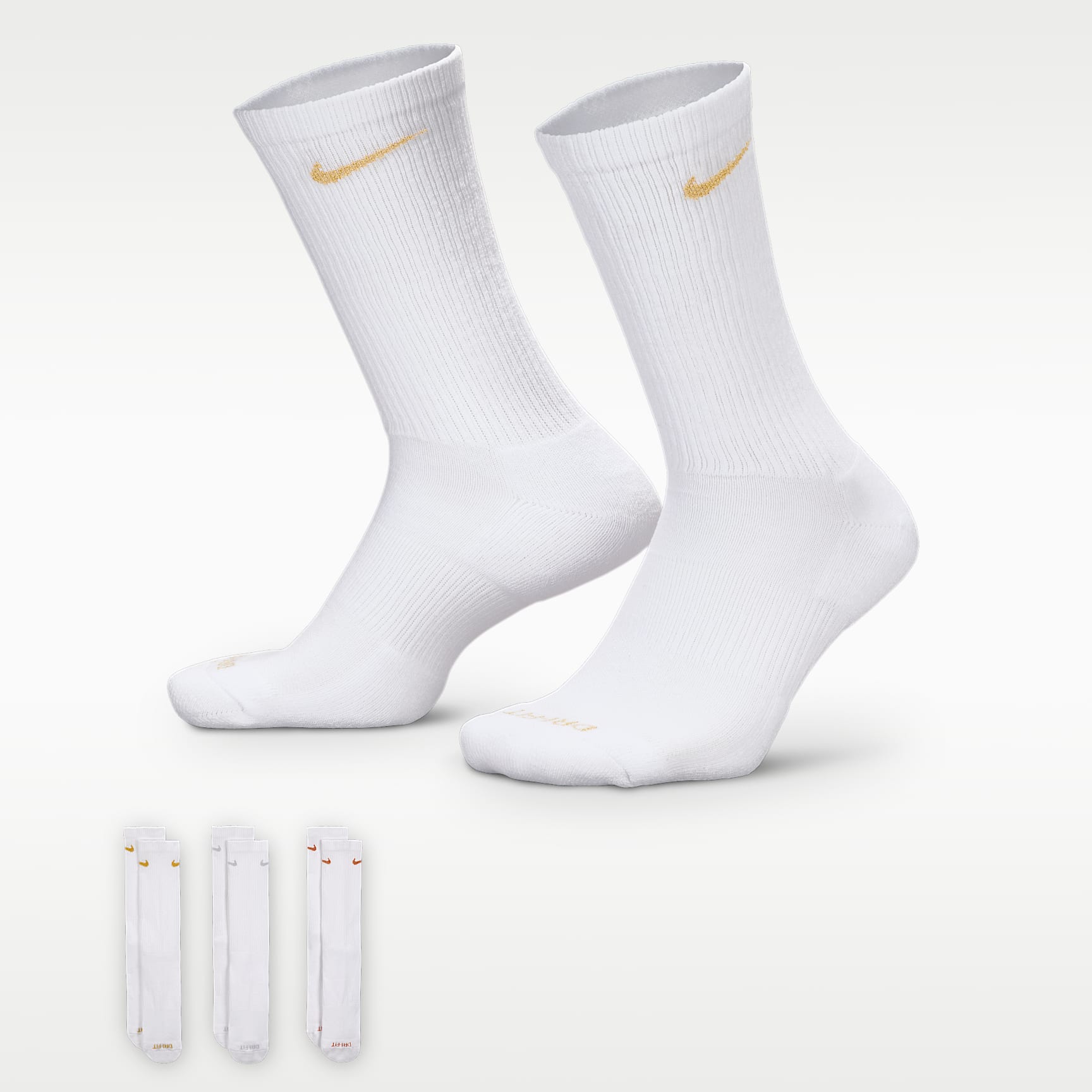 Nike Everyday Plus Cushioned Training Crew Socks (3 Pairs)