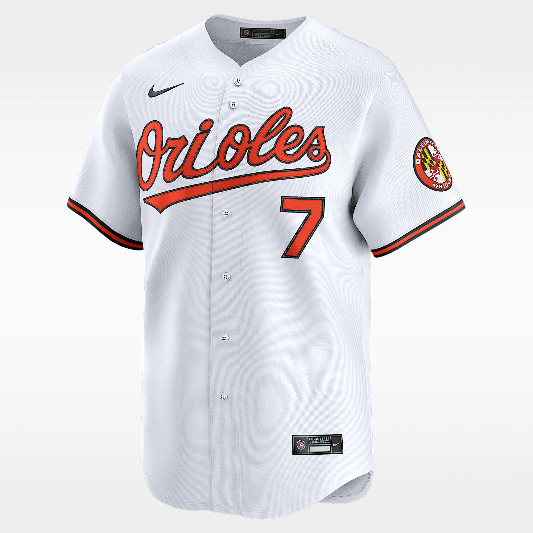 Jackson Holliday Baltimore Orioles Men's Nike Dri-FIT MLB Limited Jersey