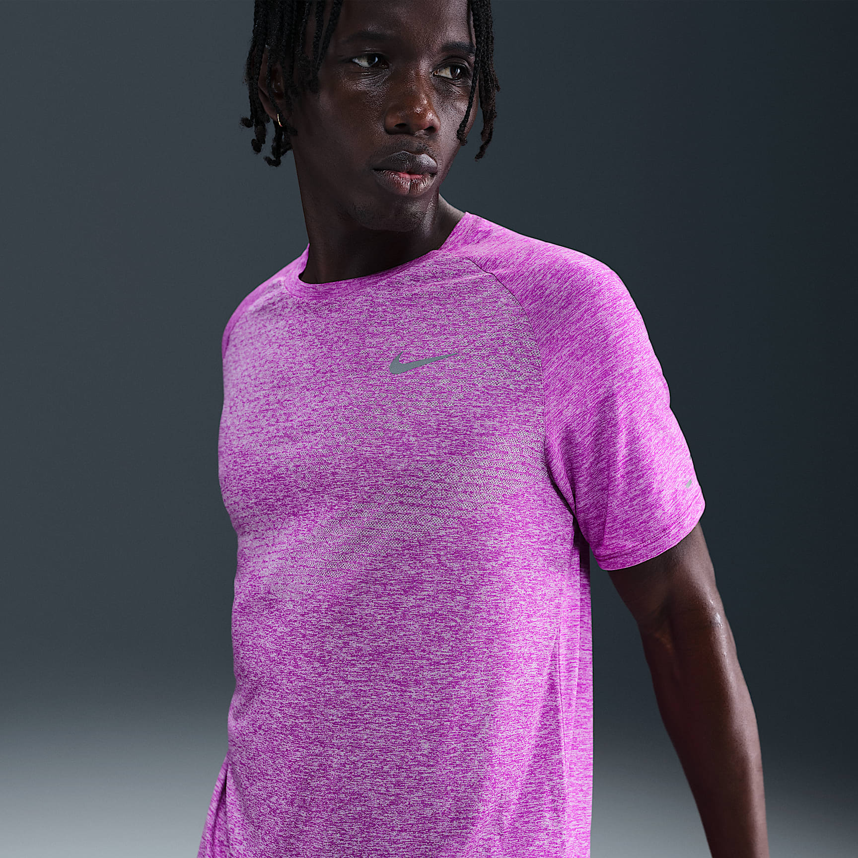 Playera de correr de manga corta Dri-FIT ADV para hombre Nike Stride
