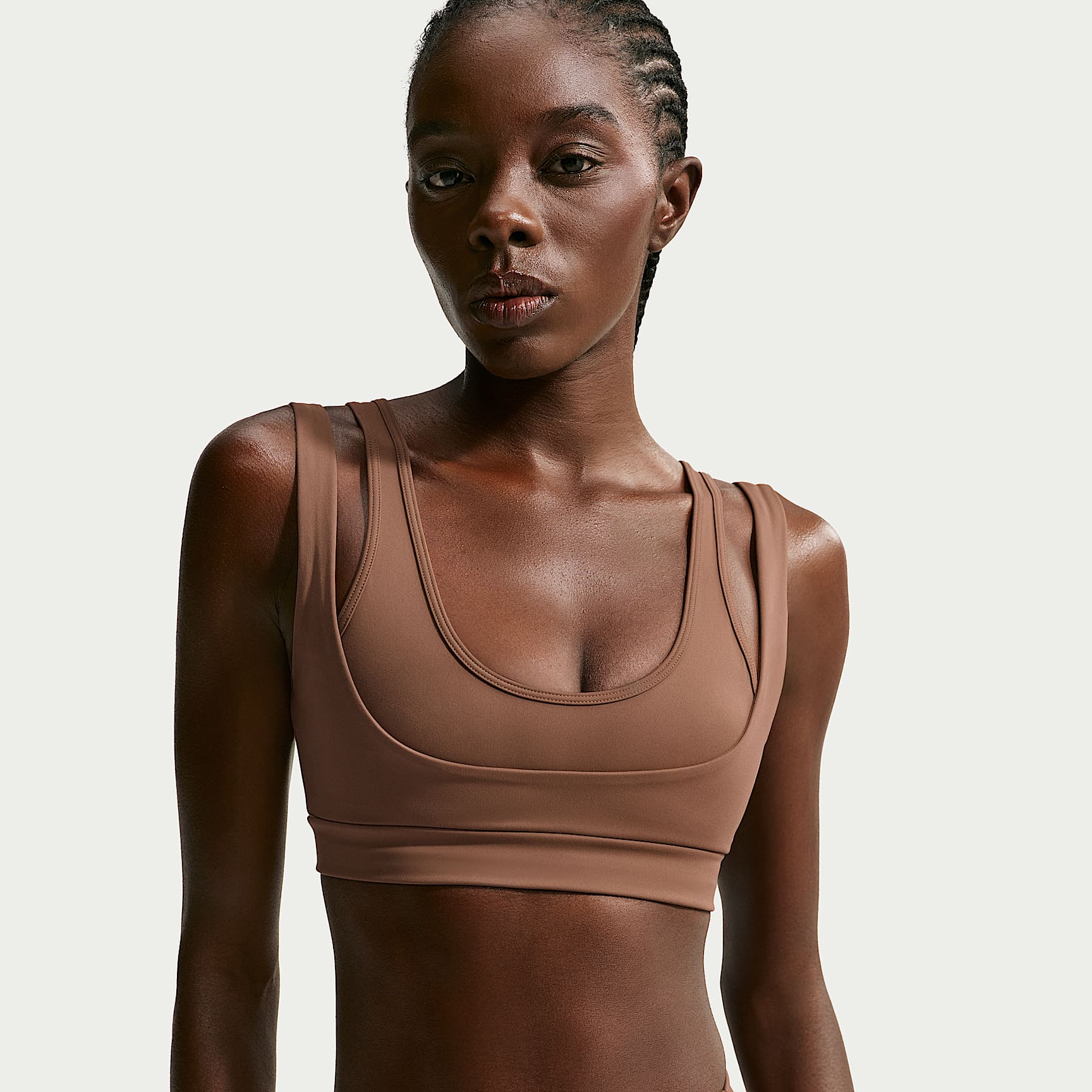 NikeSKIMS Matte Women's Double-Strap Scoop Bra