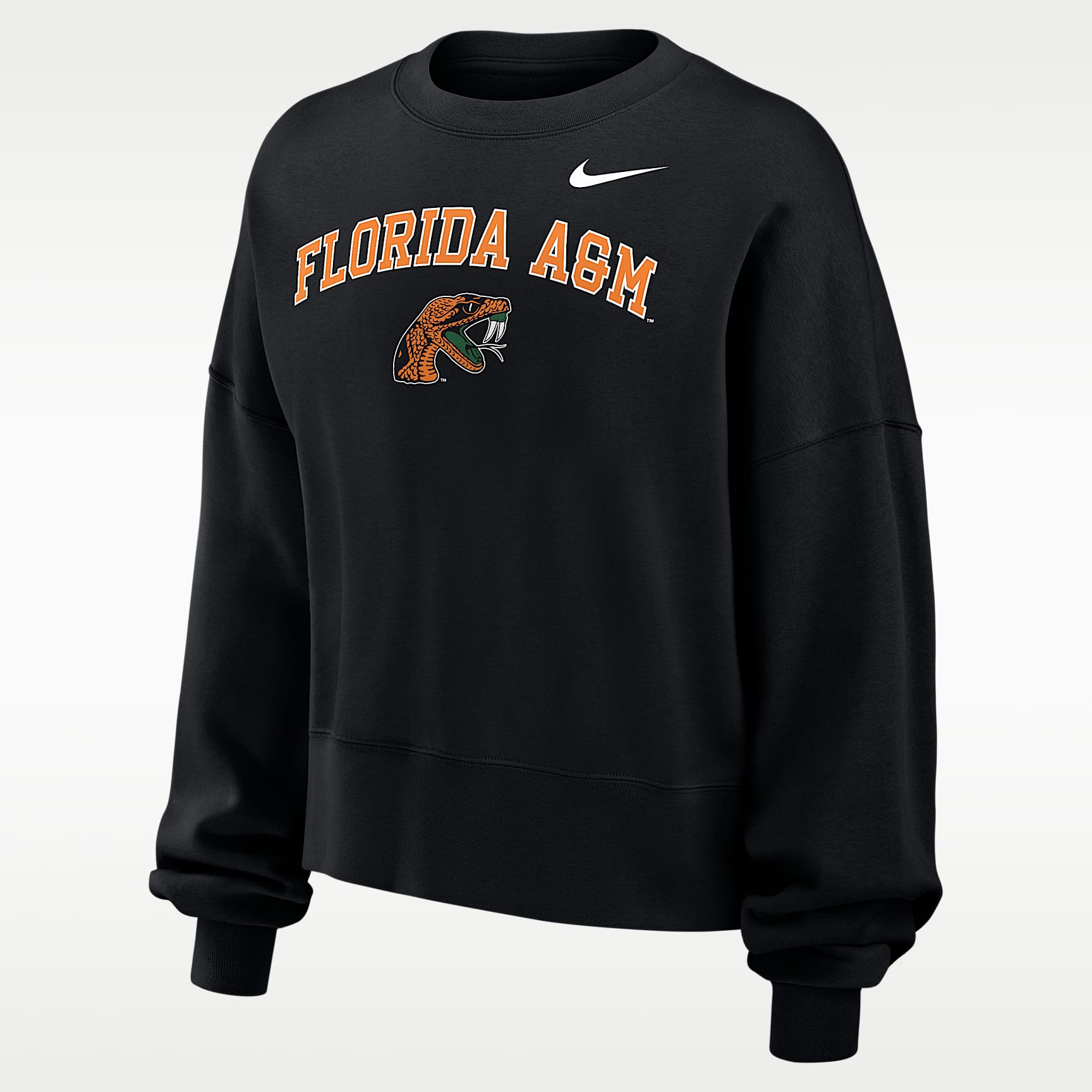 Nike College (Florida A&M University) Women's Phoenix Fleece Crewneck Sweatshirt