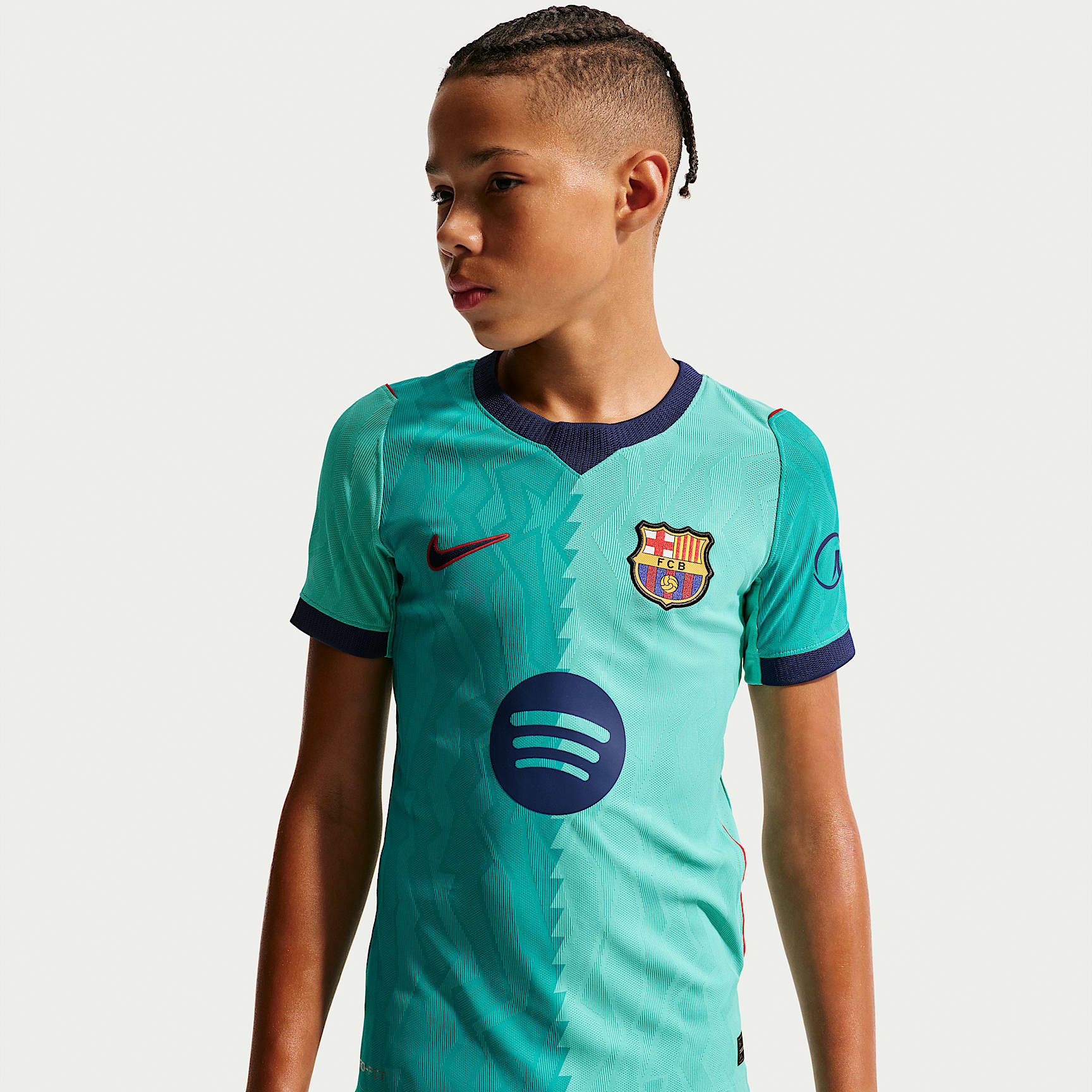 FC Barcelona 2026/27 Match Third Older Kids' Nike Aero-FIT Football Authentic Shirt
