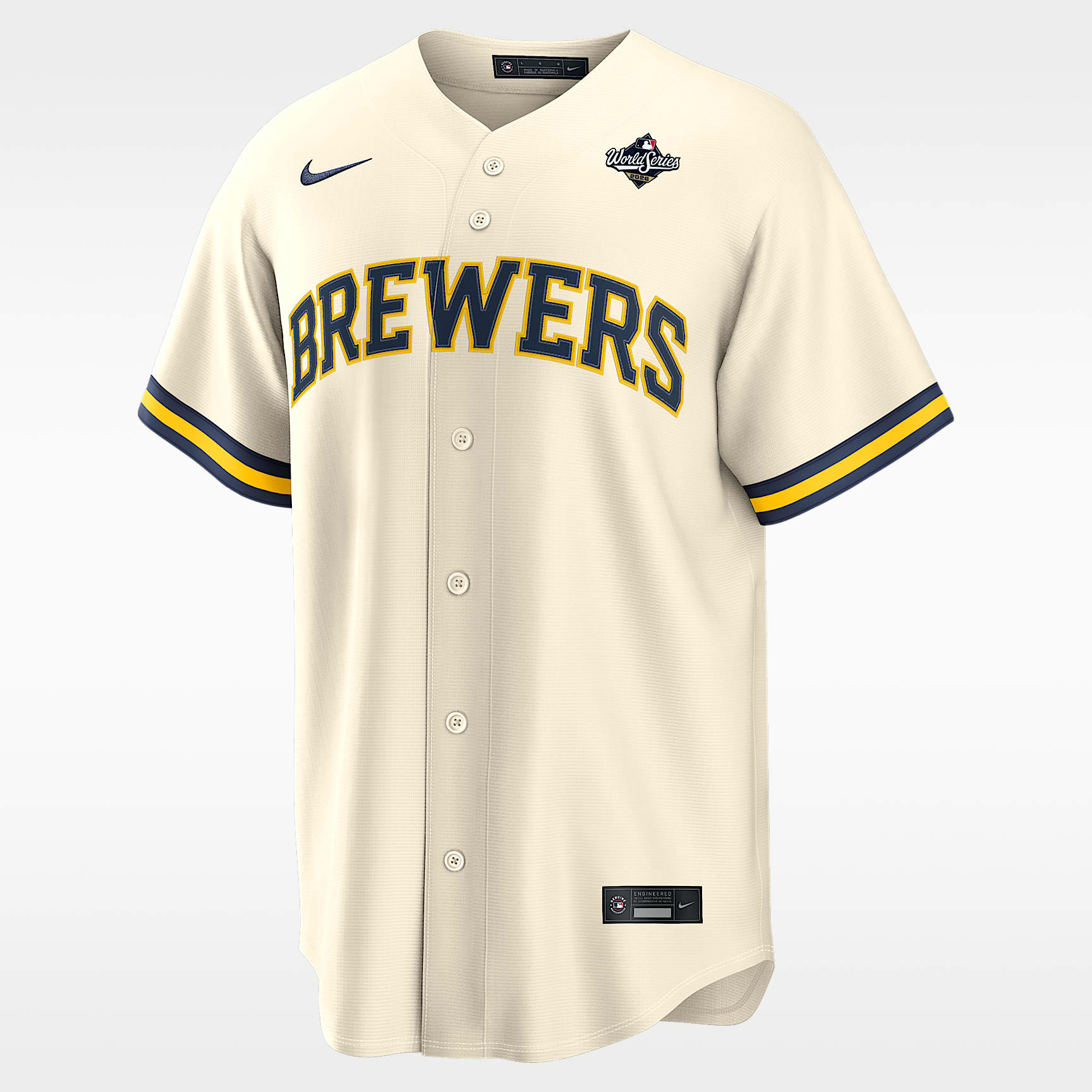 Milwaukee Brewers 2026 World Series Participant Men's Nike MLB Replica Jersey