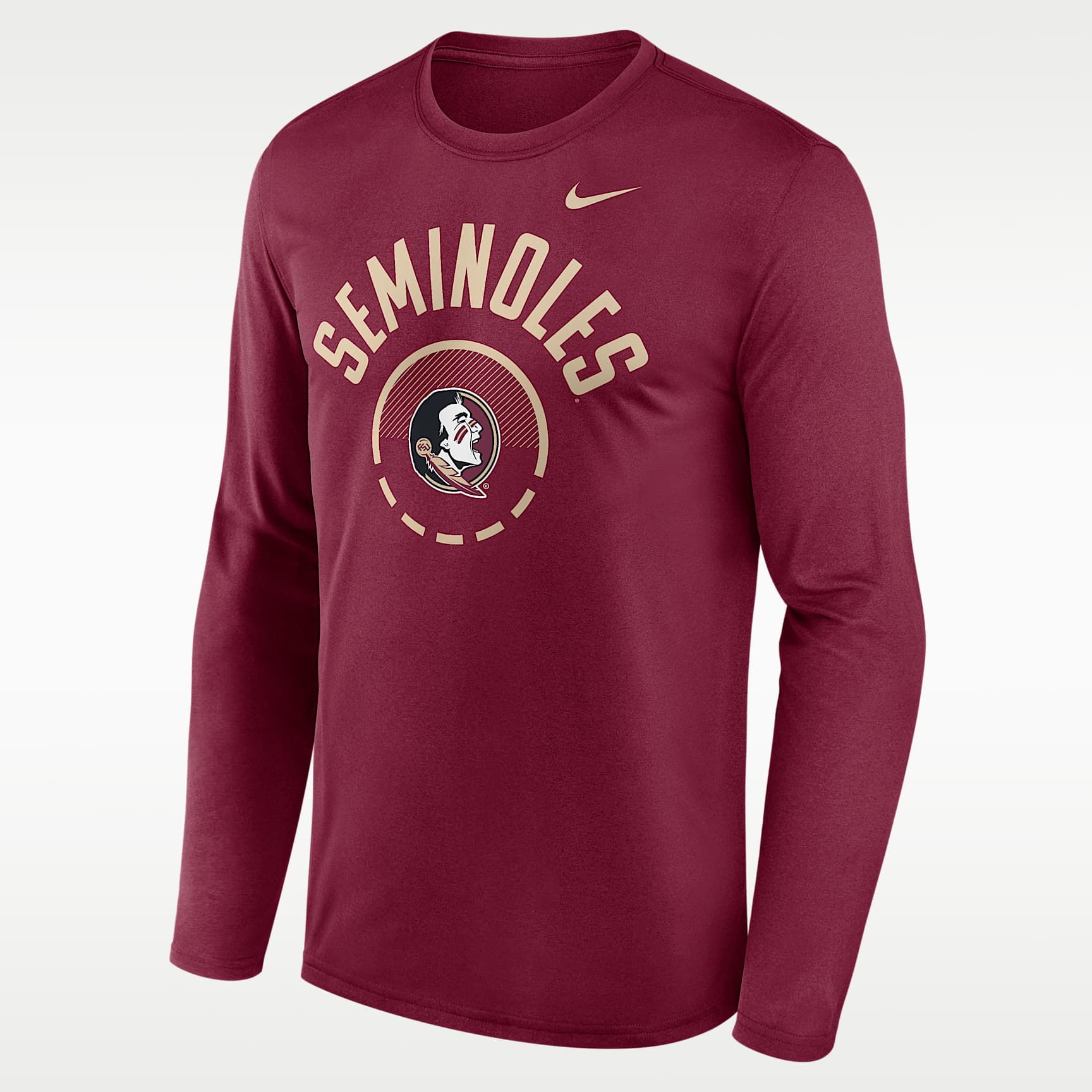 Florida State Courtside Men's Nike Dri-FIT College Long-Sleeve T-Shirt