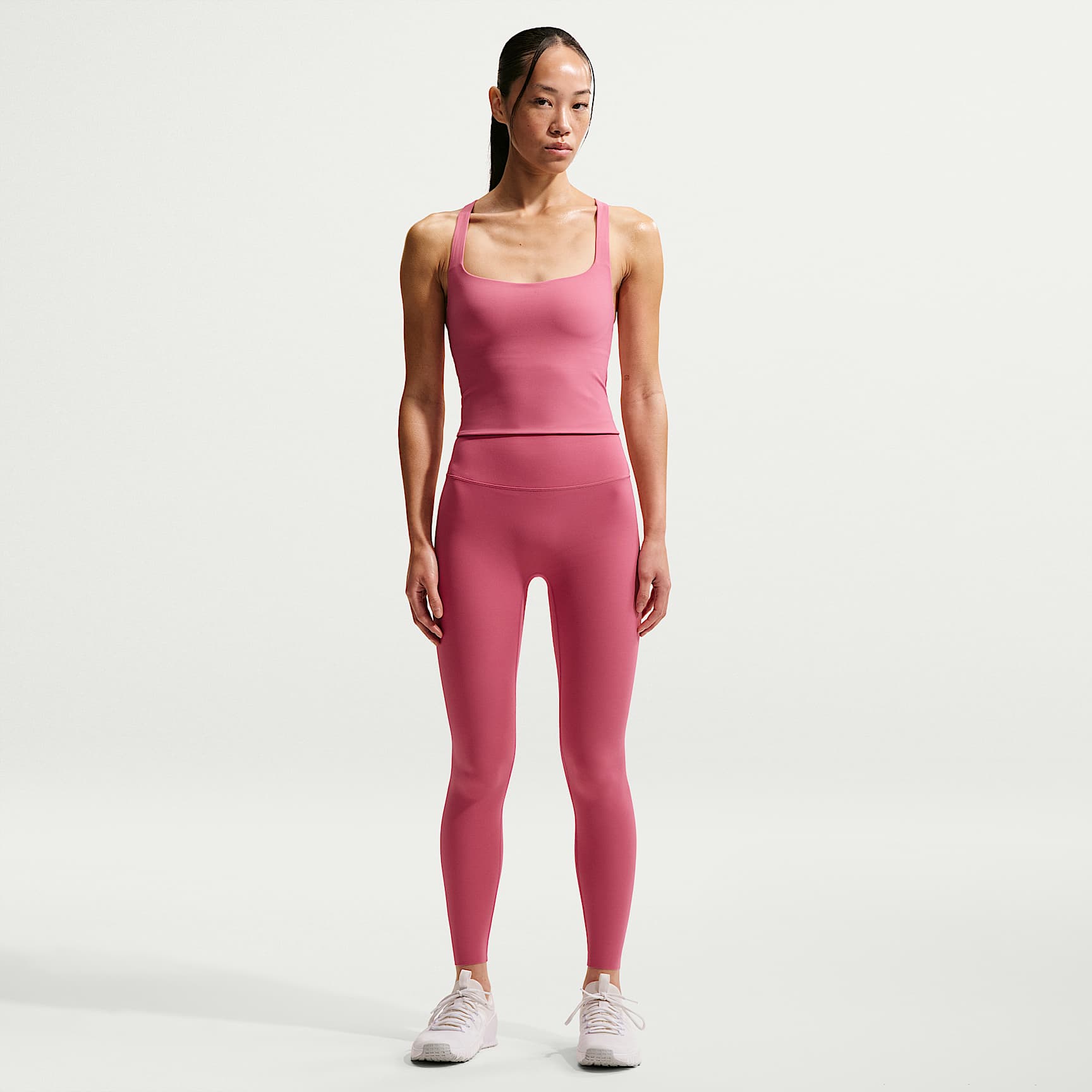 Nike Zenvy Women's High-Waisted Full-Length Leggings with No Front Seam
