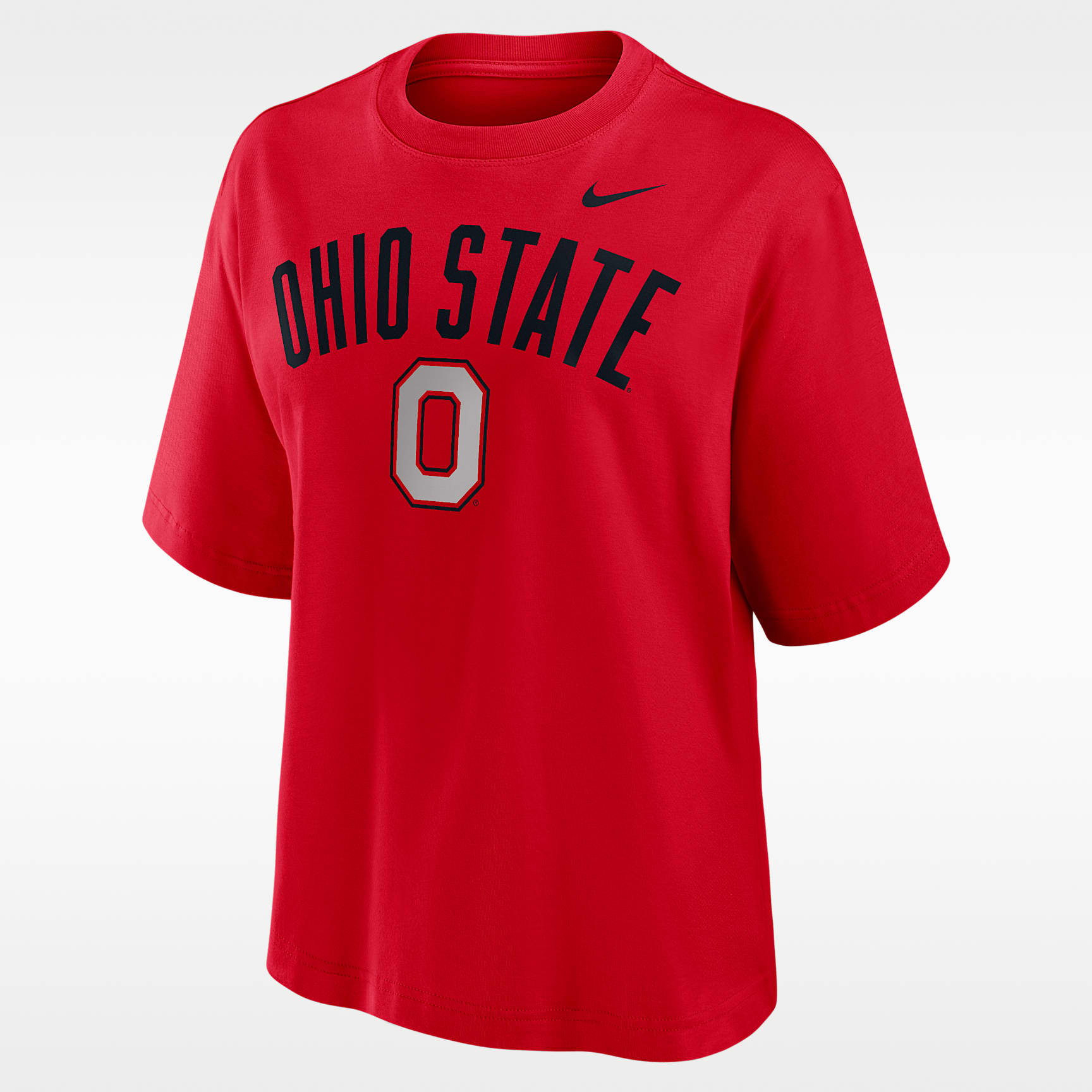 Ohio State Arch Over Logo Boxy Women's Nike College T-Shirt