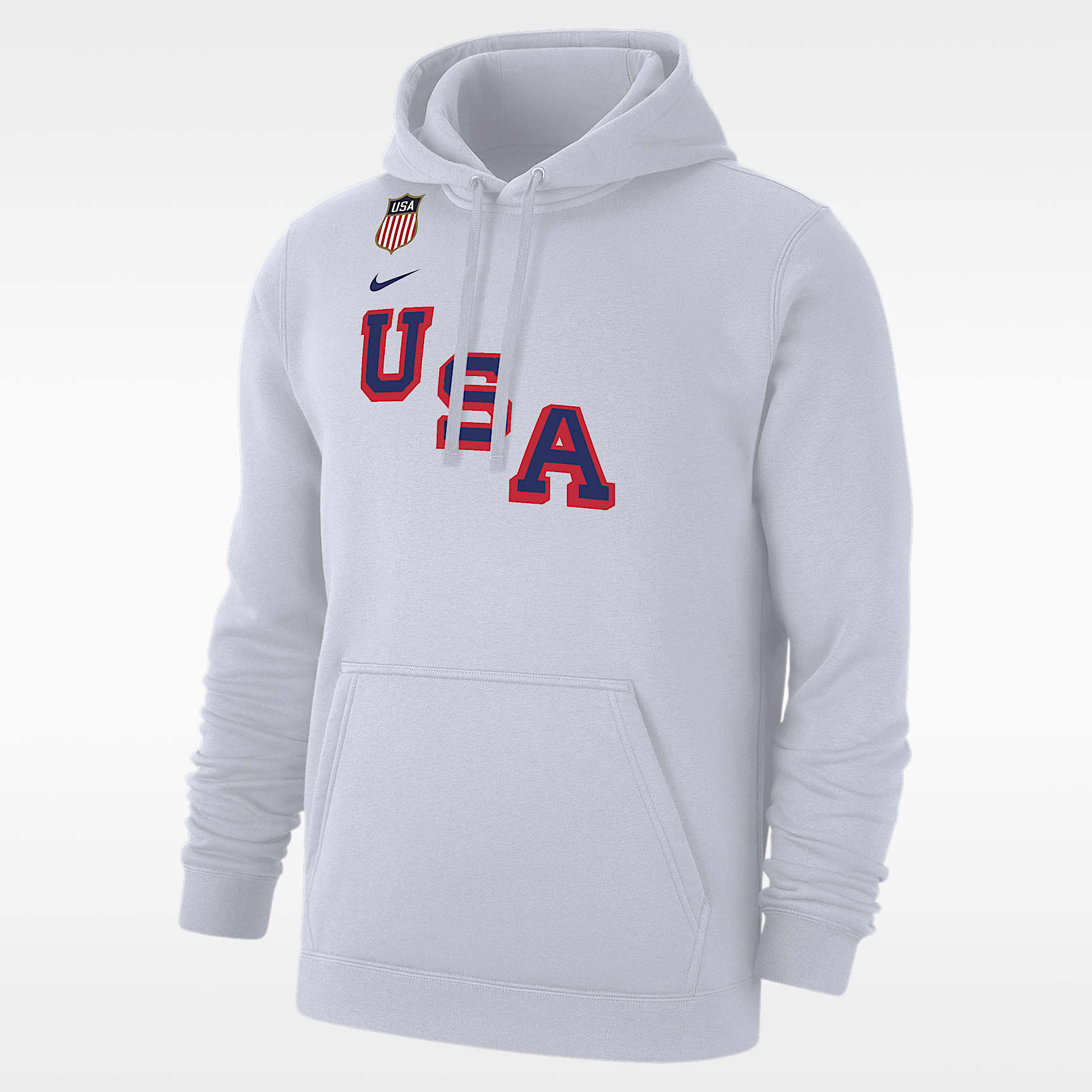 Quinn Hughes Nike USA Club Fleece "Gold Medal" Men's Hockey Pullover Hoodie