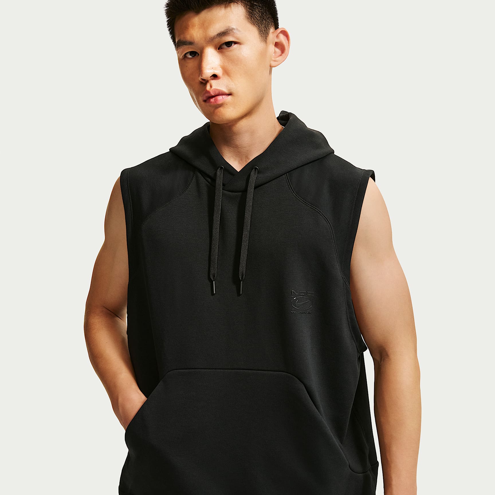 Nike N.A.C. Men's Dri-FIT Fleece Sleeveless Training Hoodie