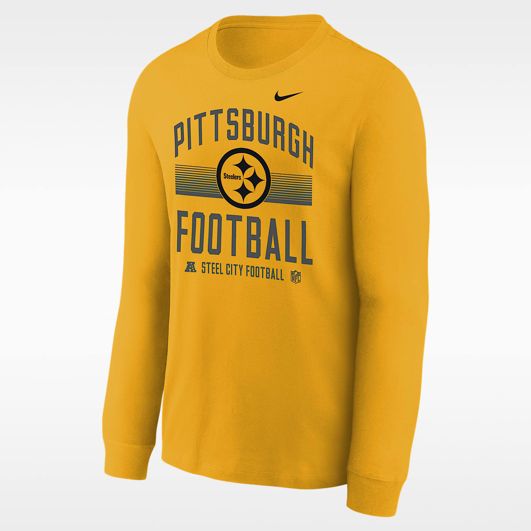 Pittsburgh Steelers Hometown Big Kids' Nike NFL Long-Sleeve T-Shirt