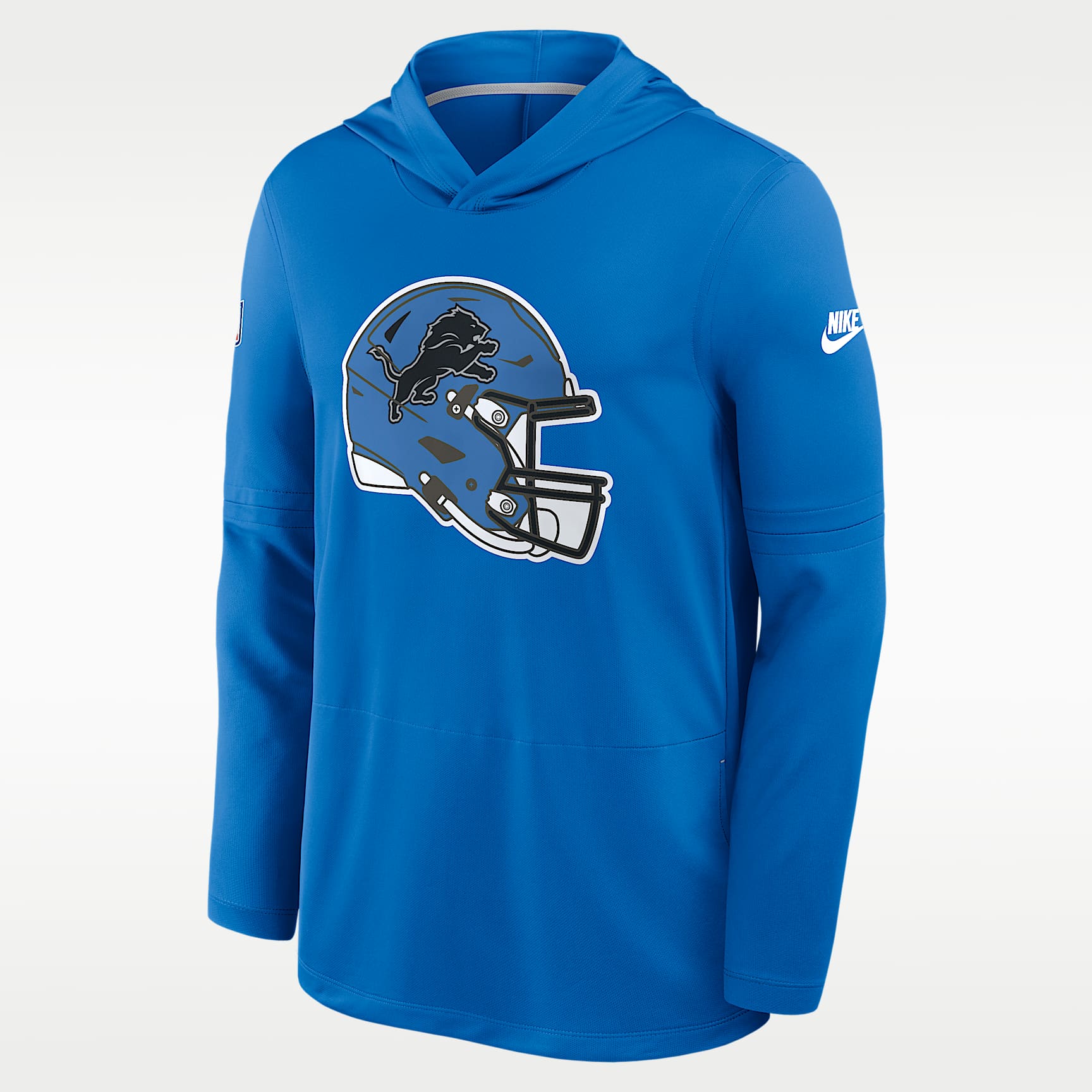 Detroit Lions Alt Men's Nike Dri-FIT NFL Long-Sleeve Hooded Top