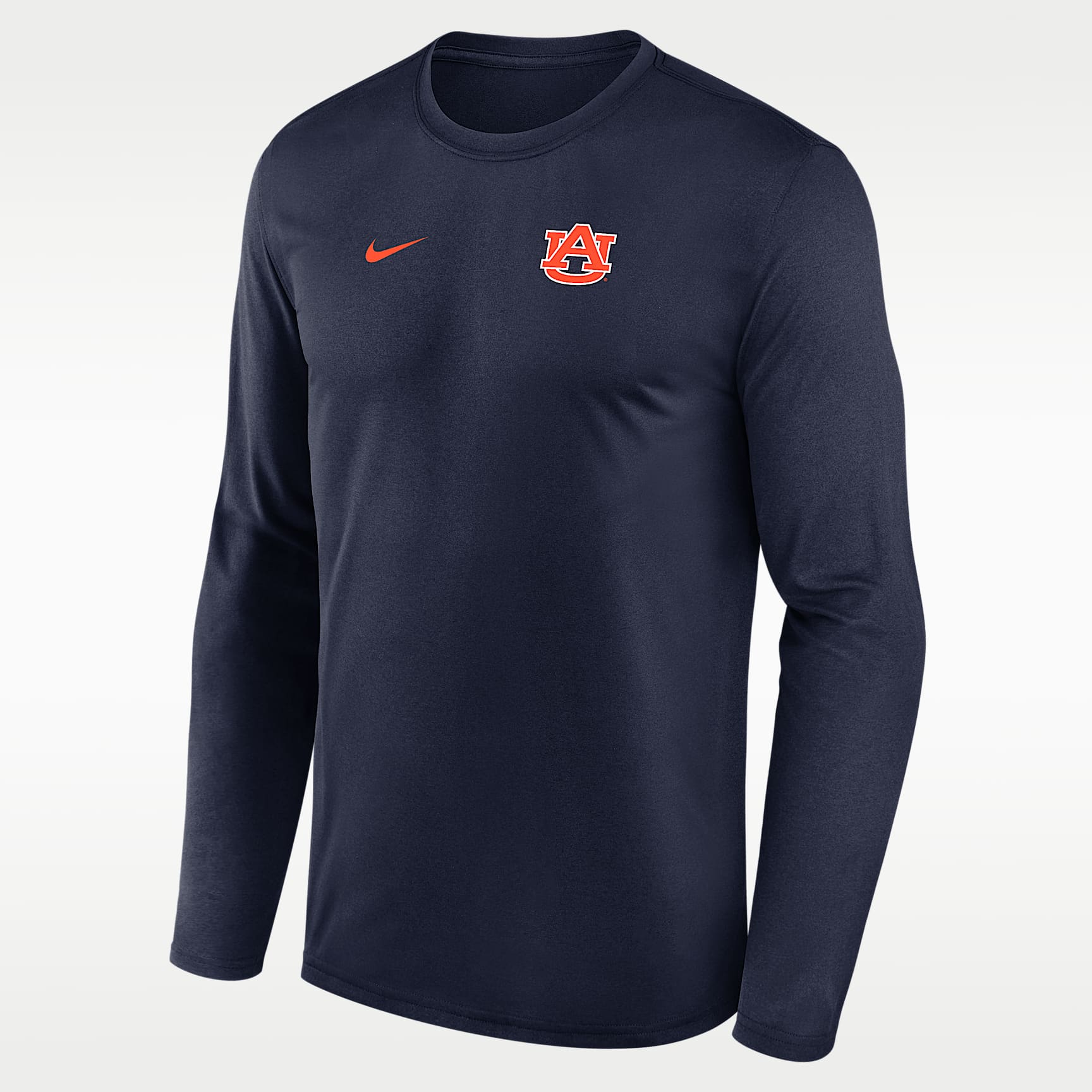 Auburn Sideline Legend Small Logo Men's Nike Dri-FIT College Long-Sleeve T-Shirt