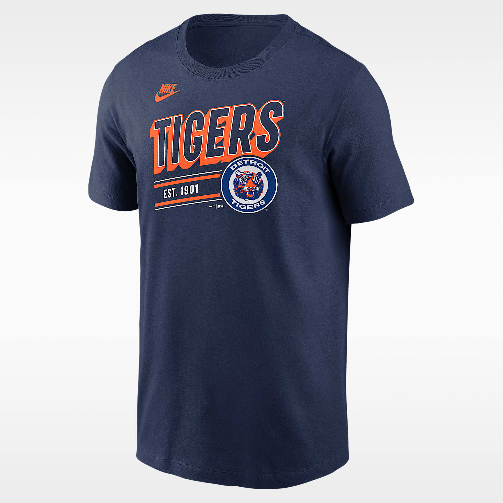 Playera Nike de la MLB para hombre Detroit Tigers Cooperstown Retro