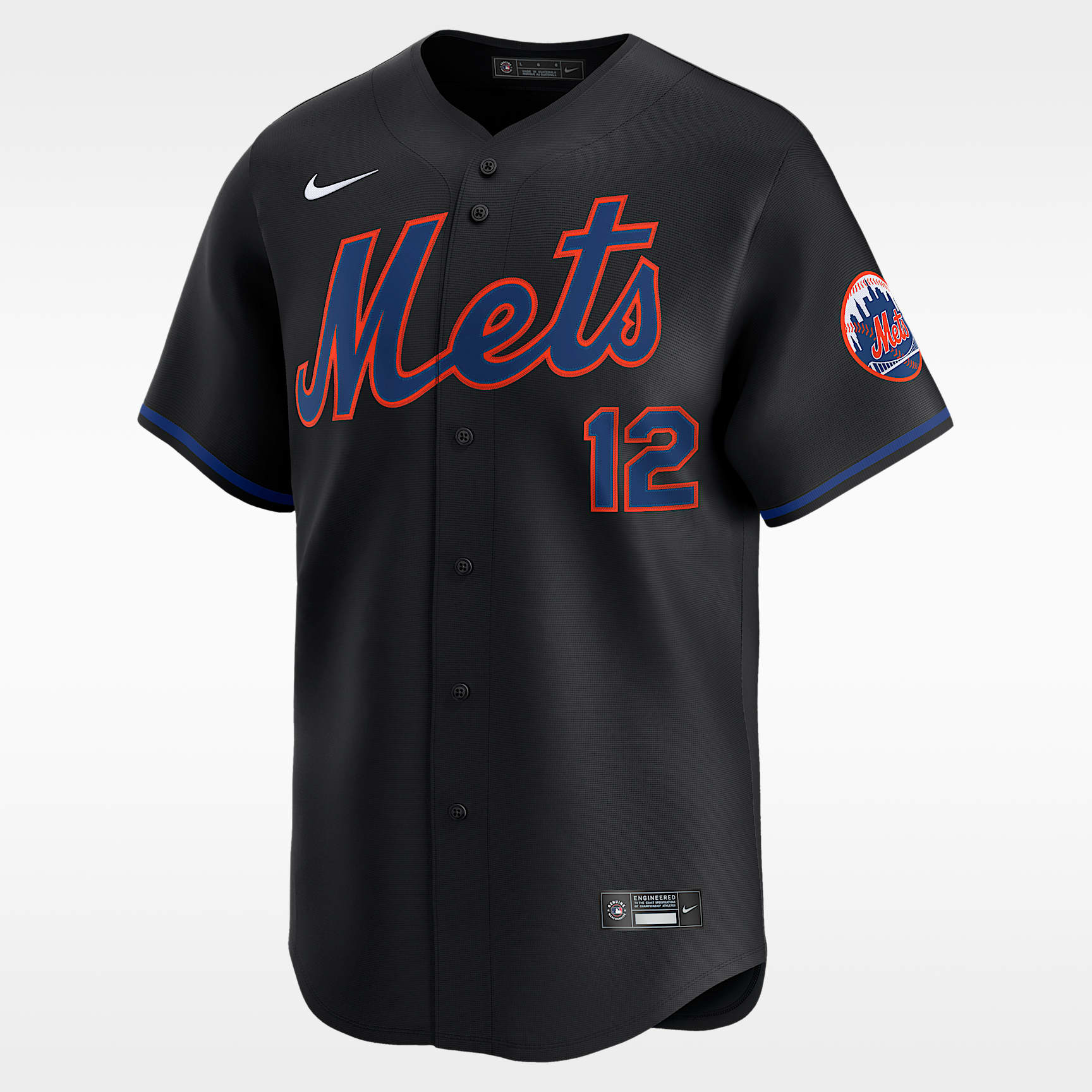 Jersey Nike Dri-FIT ADV de la MLB Limited para hombre Francisco Lindor New York Mets