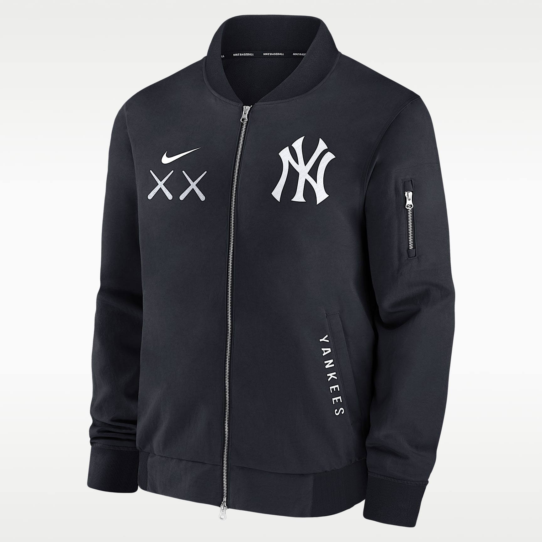 New York Yankees Dugout Men's Nike x KAWS MLB Full-Zip Bomber Jacket