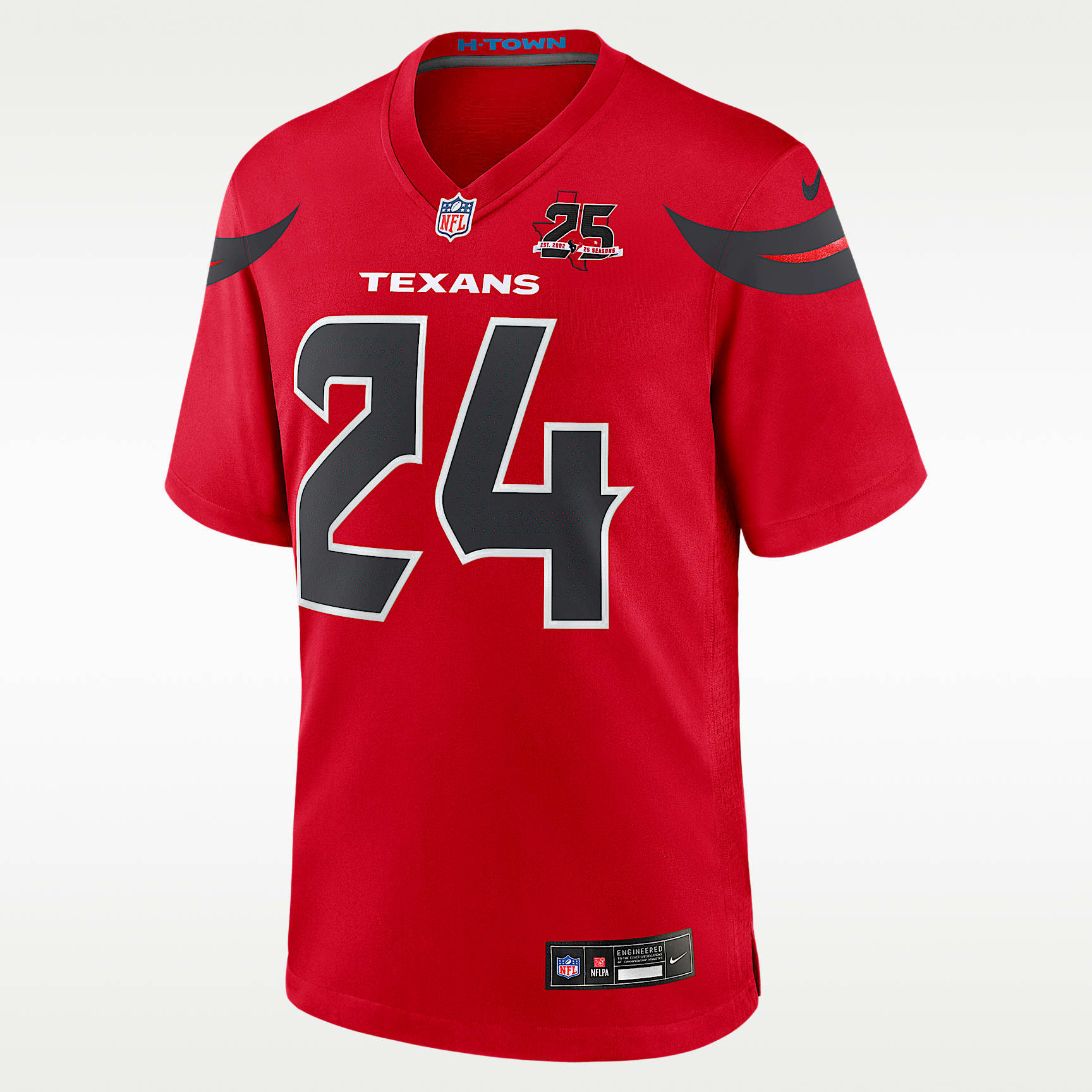 Derek Stingley Jr. Houston Texans 25th Season Men's Nike NFL Game Jersey