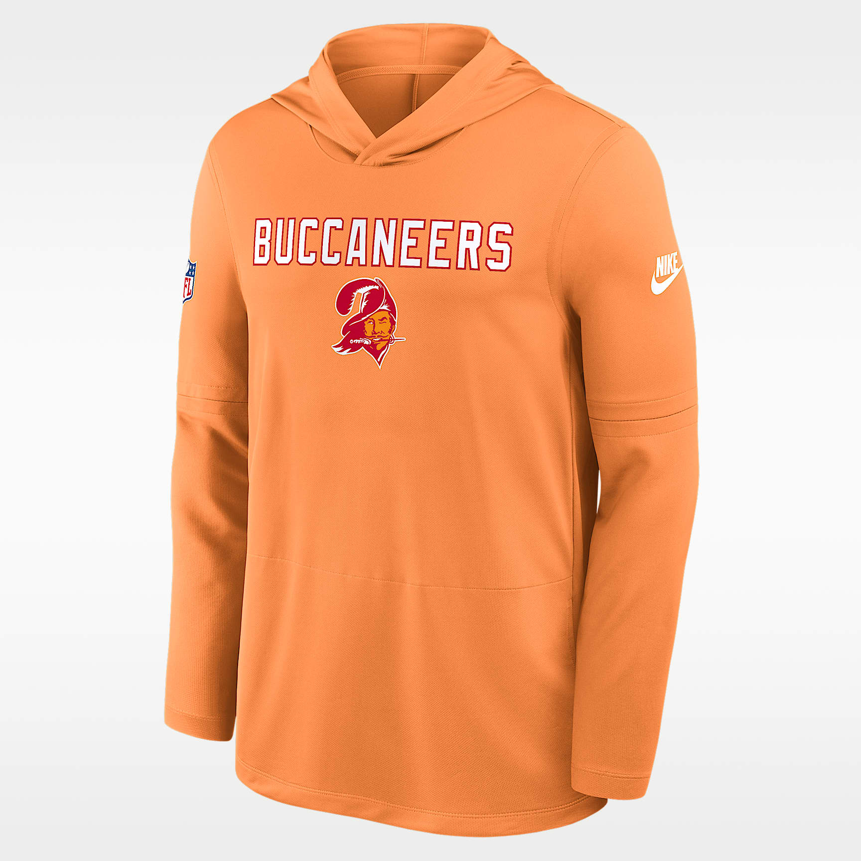 Tampa Bay Buccaneers Pass Accuracy Men's Nike Dri-FIT NFL Long-Sleeve Hooded Top
