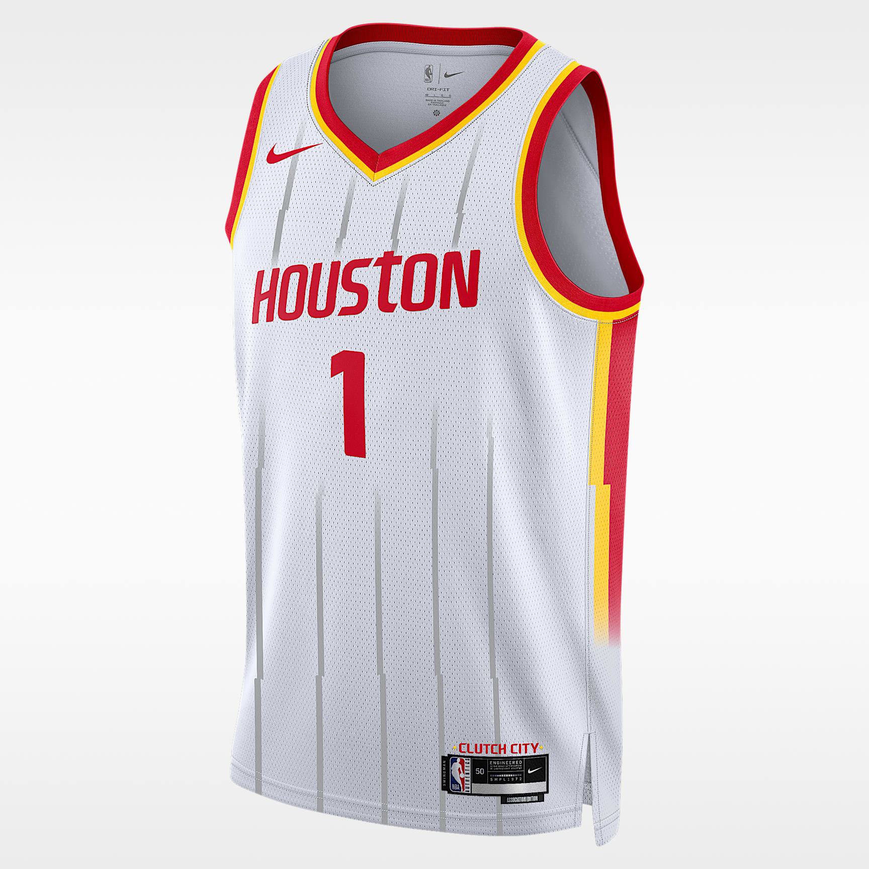 Jersey de alero polivalente para hombre Nike Dri-FIT NBA Houston Rockets Association Edition
