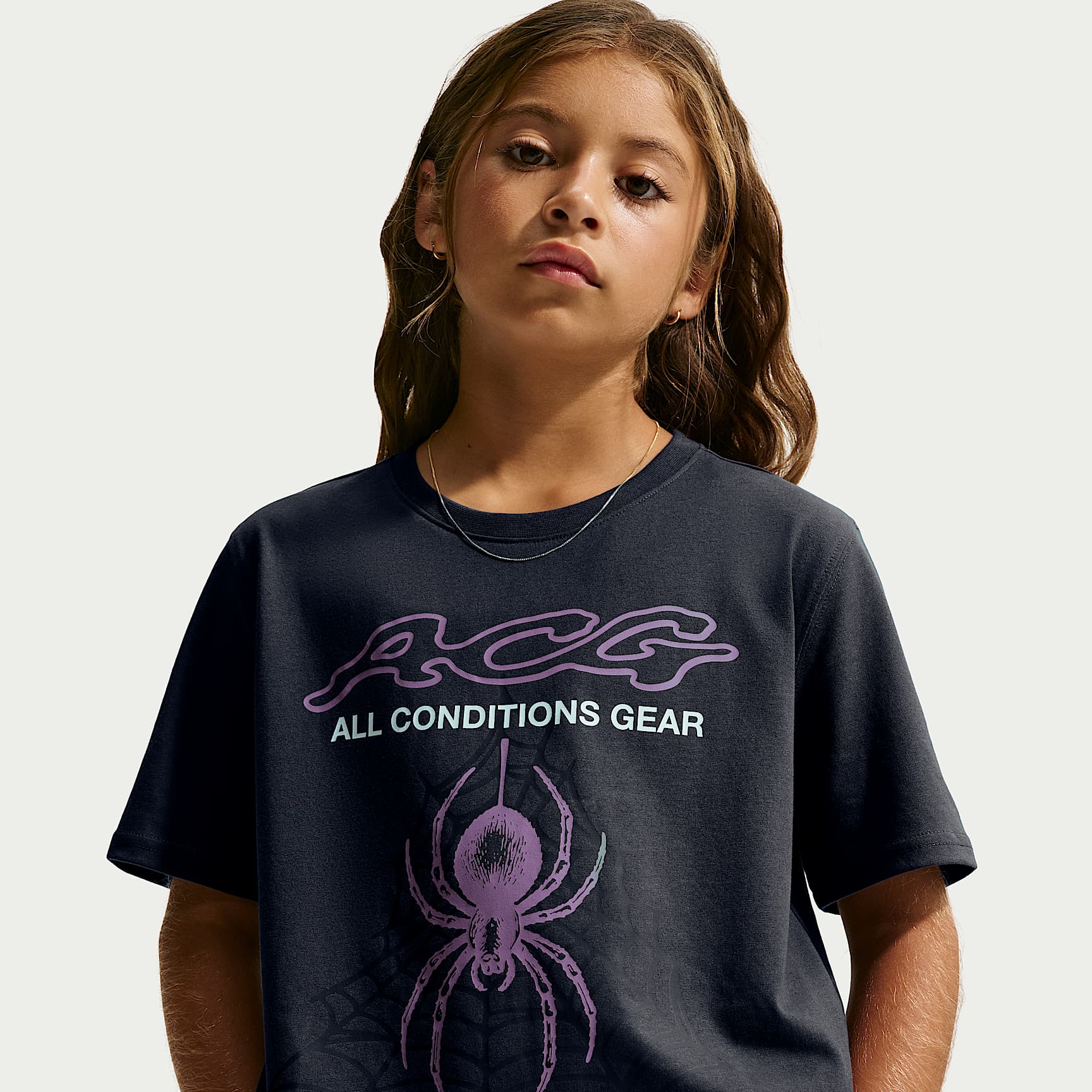 ACG Big Kids' Dri-FIT Spider Peak T-Shirt