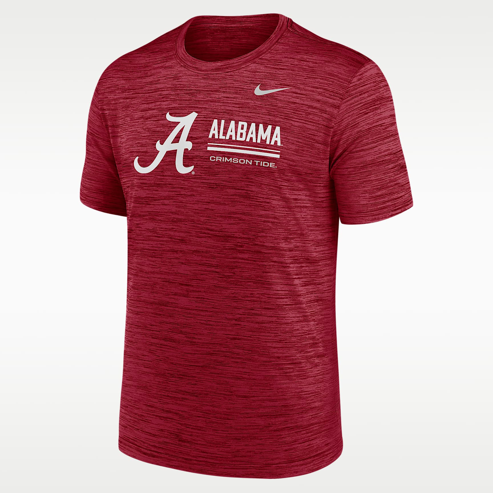 Playera universitaria Nike Dri-FIT para hombre Alabama Sideline Velocity