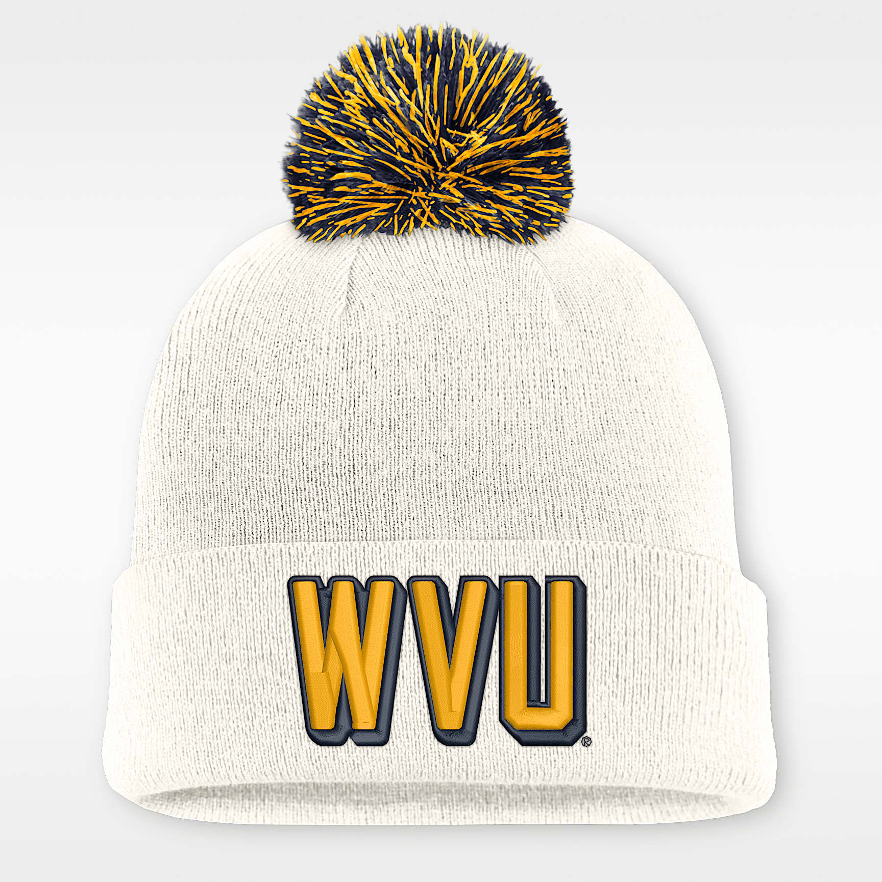 West Virginia Peak Men's Nike College Cuffed Beanie