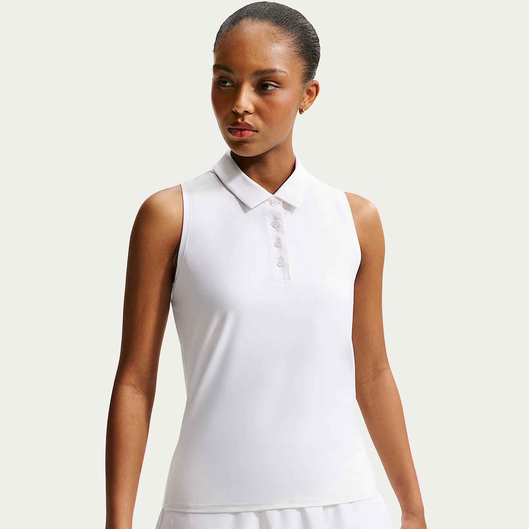 Nike Victory Dri-FIT ärmelloses Poloshirt (Damen)