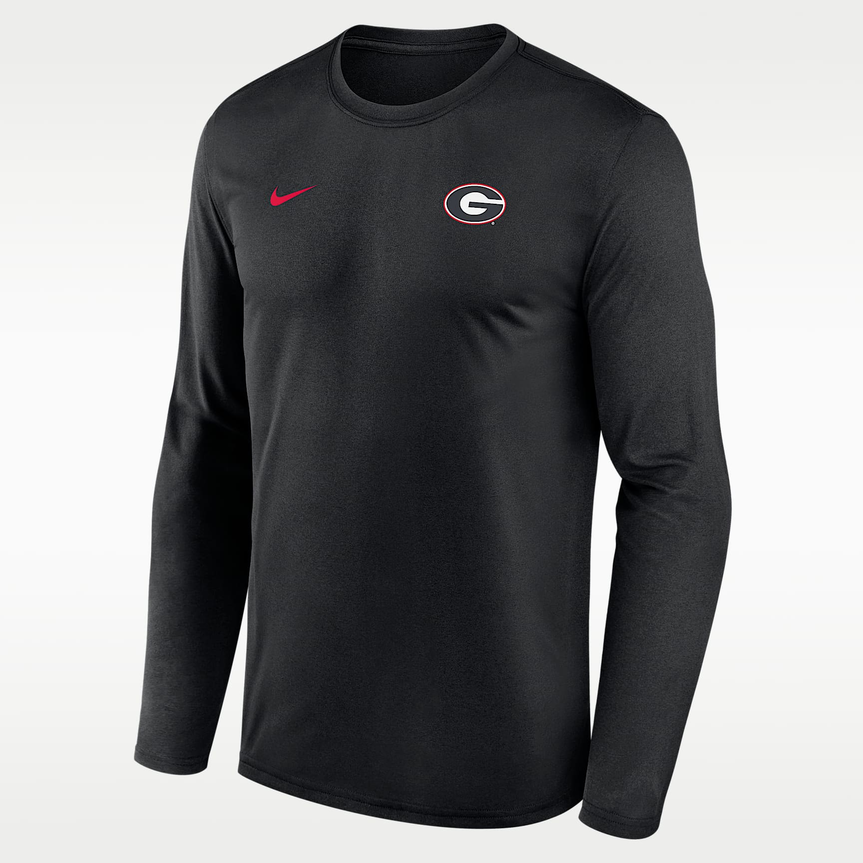 Georgia Sideline Legend Small Logo Men's Nike Dri-FIT College Long-Sleeve T-Shirt
