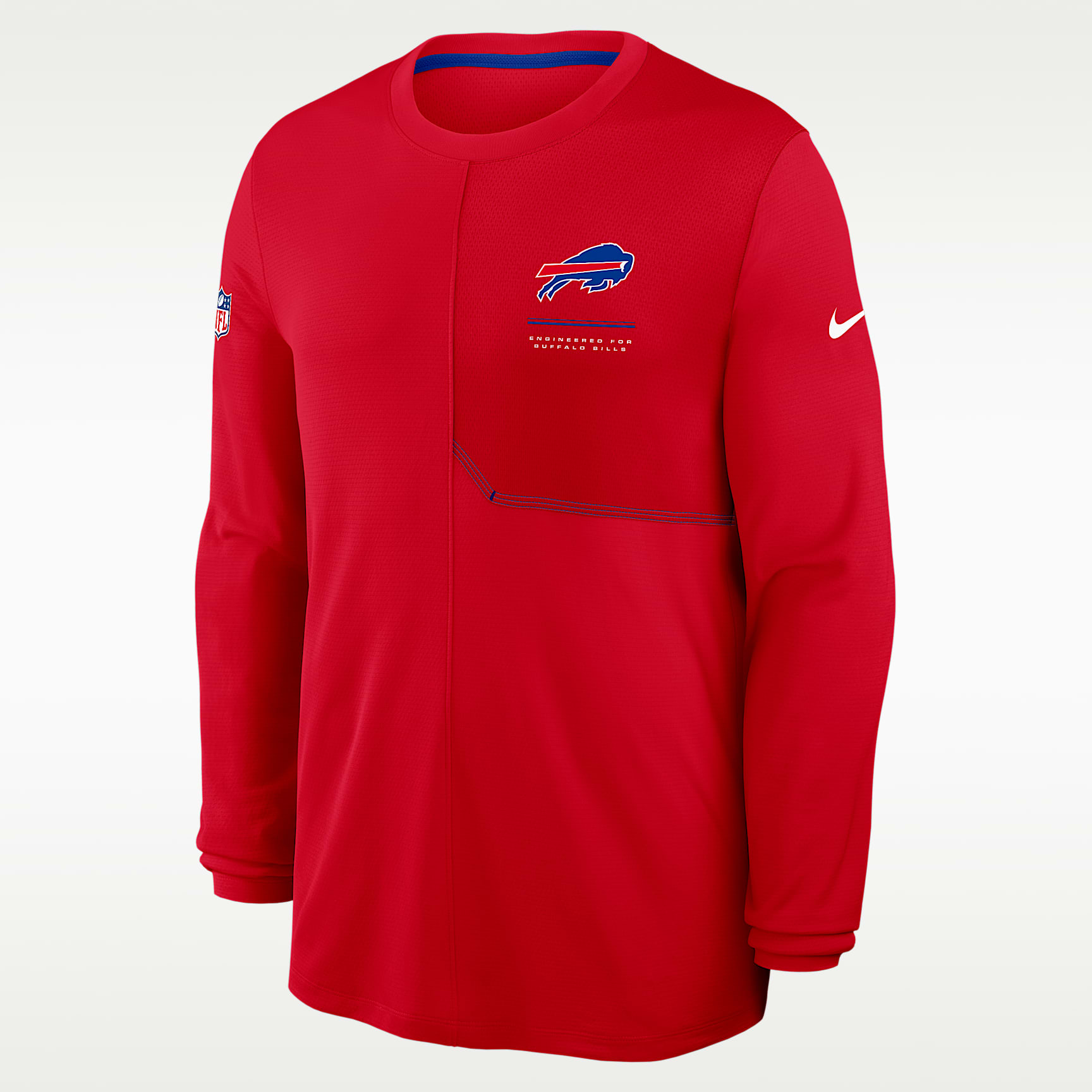 Buffalo Bills Sideline Coach Men's Nike Dri-FIT NFL Long-Sleeve Top