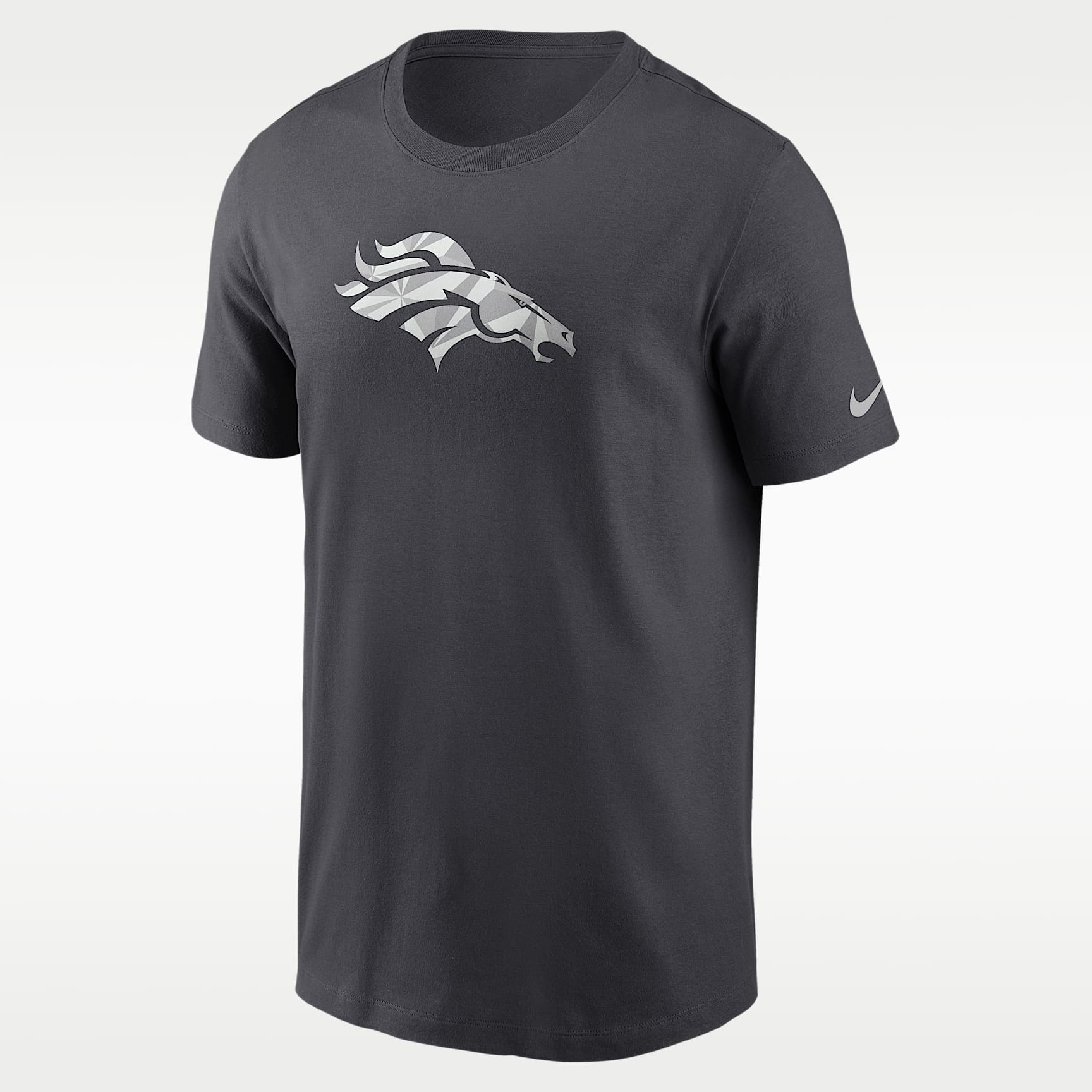 Denver Broncos Fractal Logo Men's Nike NFL T-Shirt