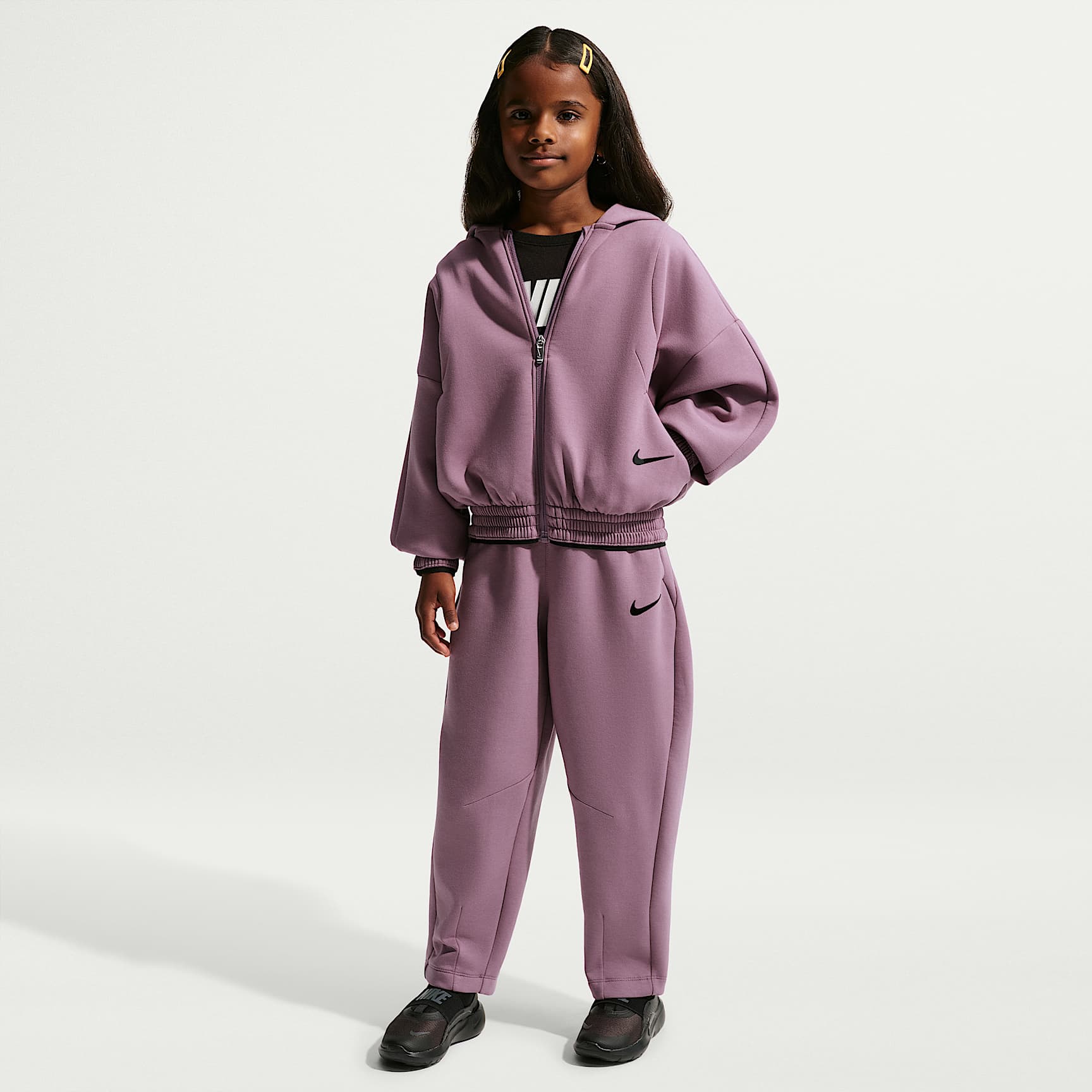 Nike Little Kids' Luxe Perform 2-Piece Full-Zip Hoodie Set