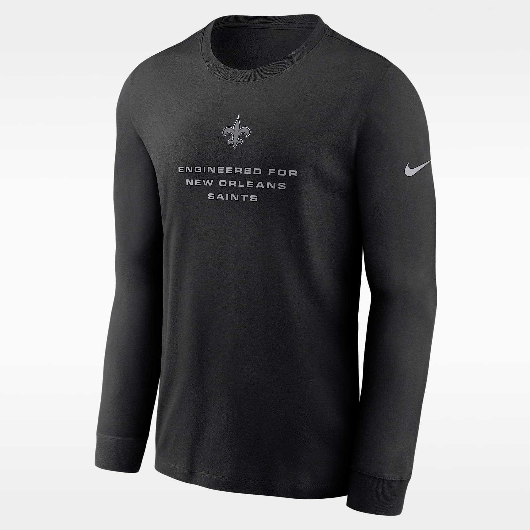 New Orleans Saints Team Issue Men's Nike Dri-FIT NFL Long-Sleeve T-Shirt