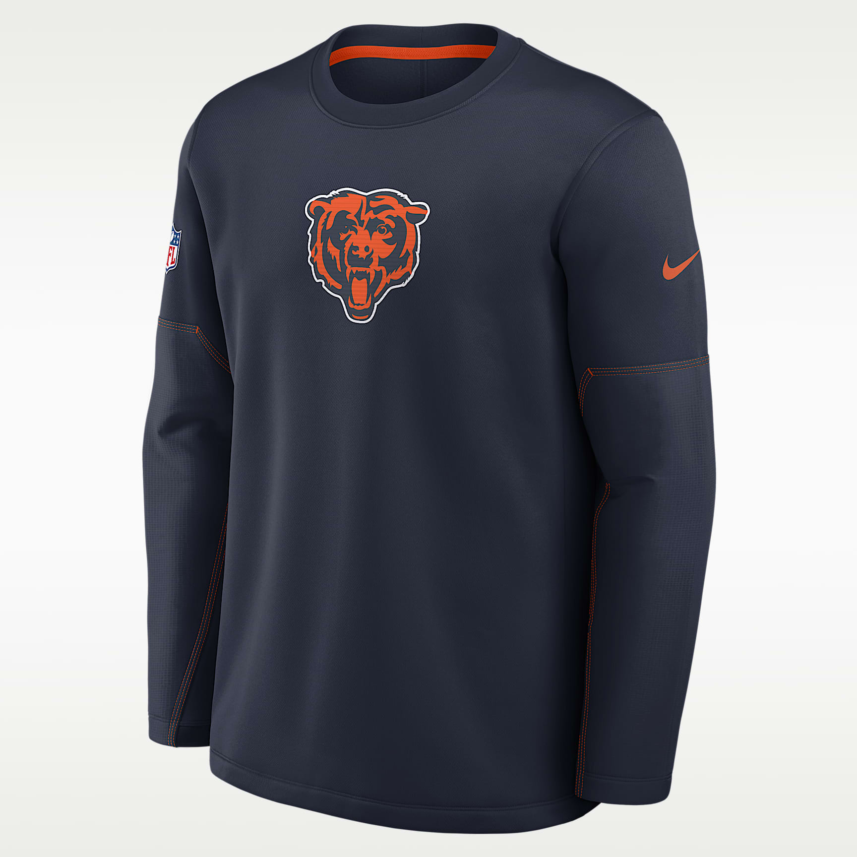 Chicago Bears Sideline Coaches Men's Nike Therma-FIT NFL Long-Sleeve T-Shirt