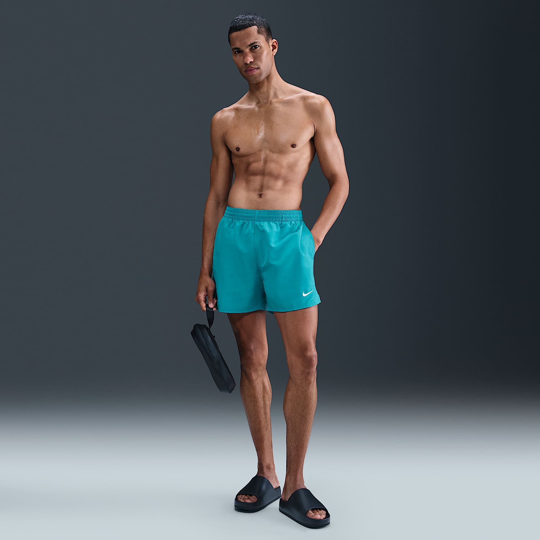 Shorts de playa o alberca con forro de ropa interior para hombre de 12.7 cm Nike Swim Breaker Essential