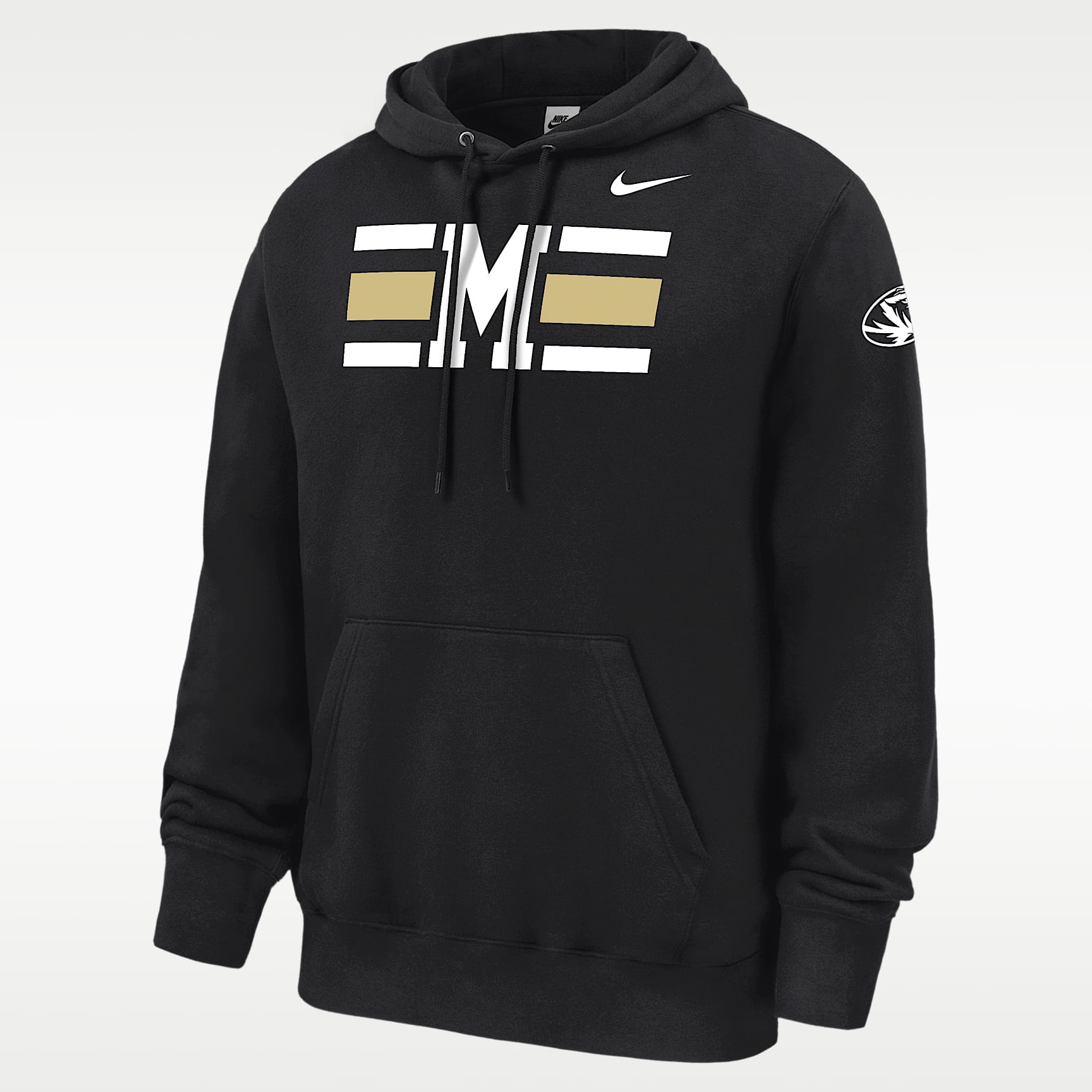 Sudadera con gorro sin cierre universitaria Nike para hombre Missouri 100th Anniversary Club