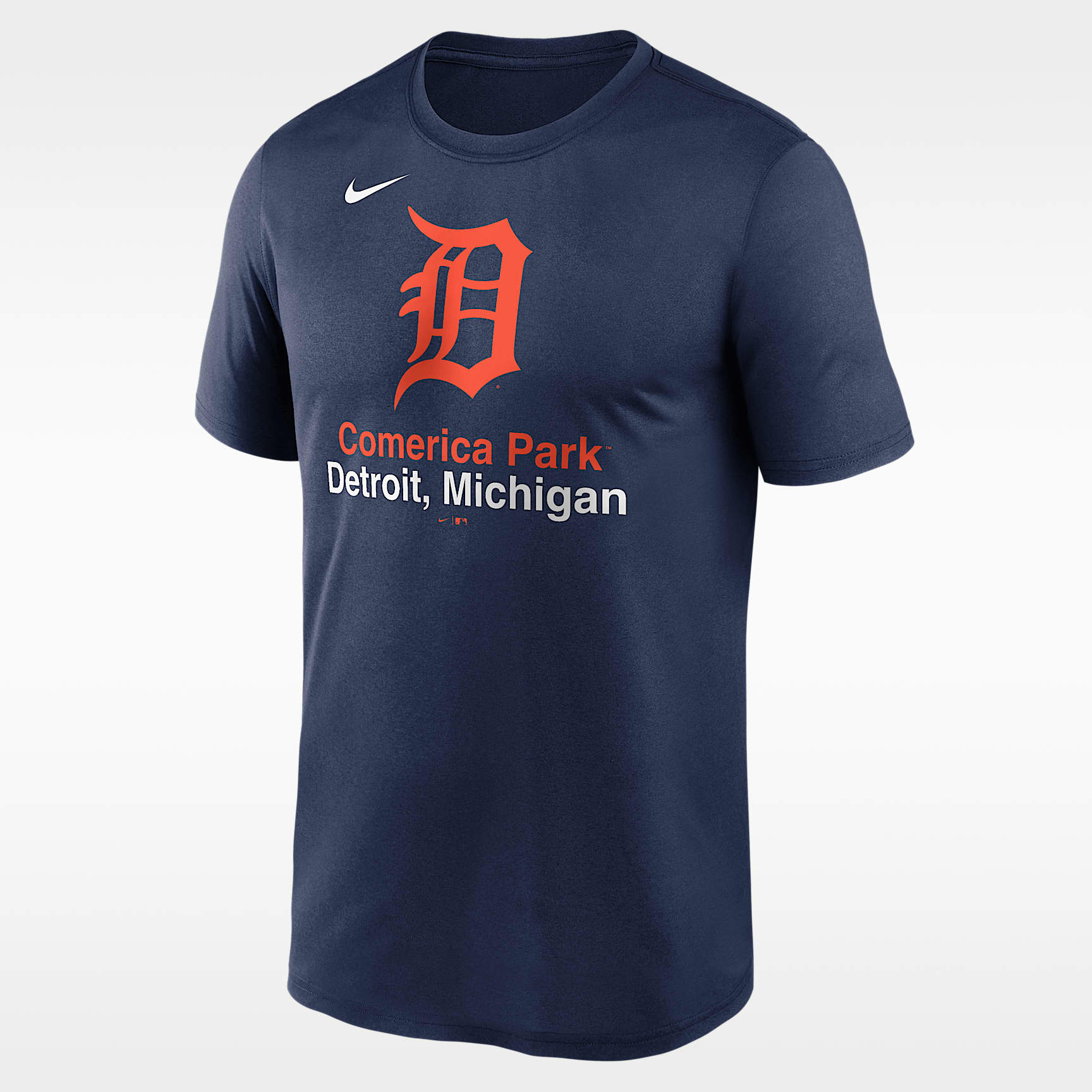Playera Nike Dri-FIT de la MLB para hombre Detroit Tigers Stadium Legend