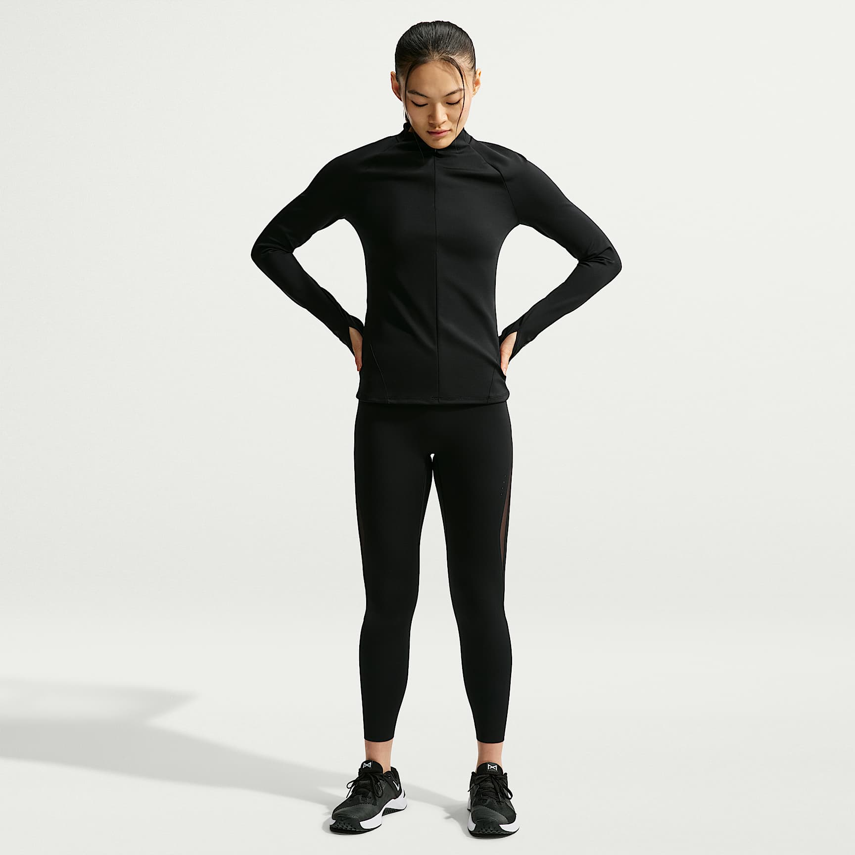 Nike Universa Women's High-Waisted 7/8 Mesh Leggings