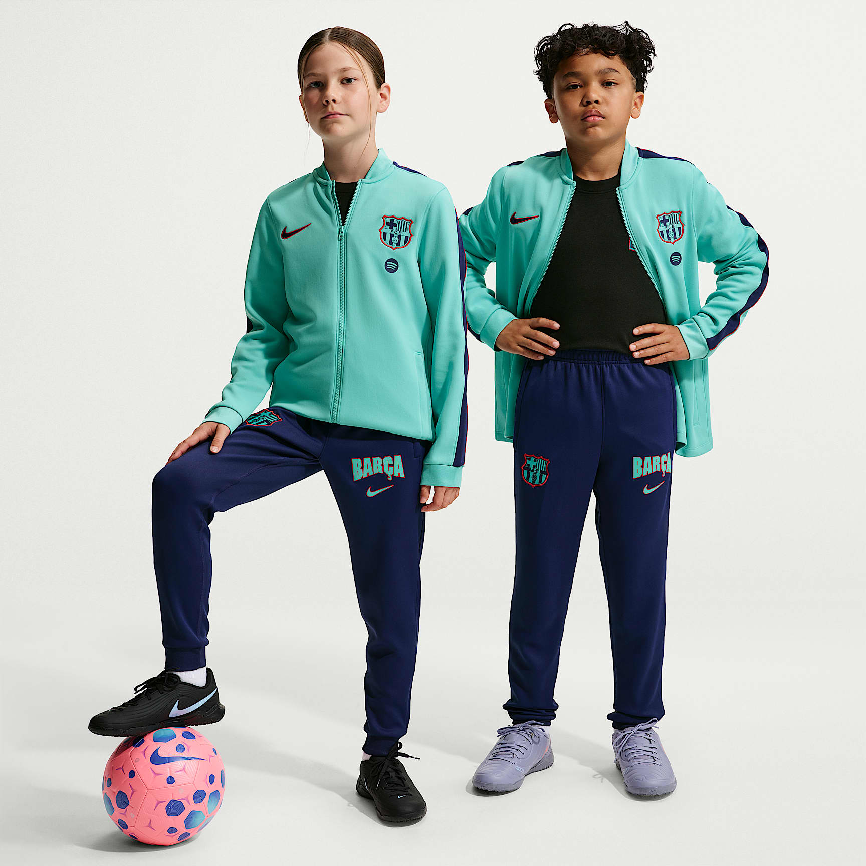 3e survêtement de foot en maille Nike Dri-FIT FC Barcelona Strike pour ado