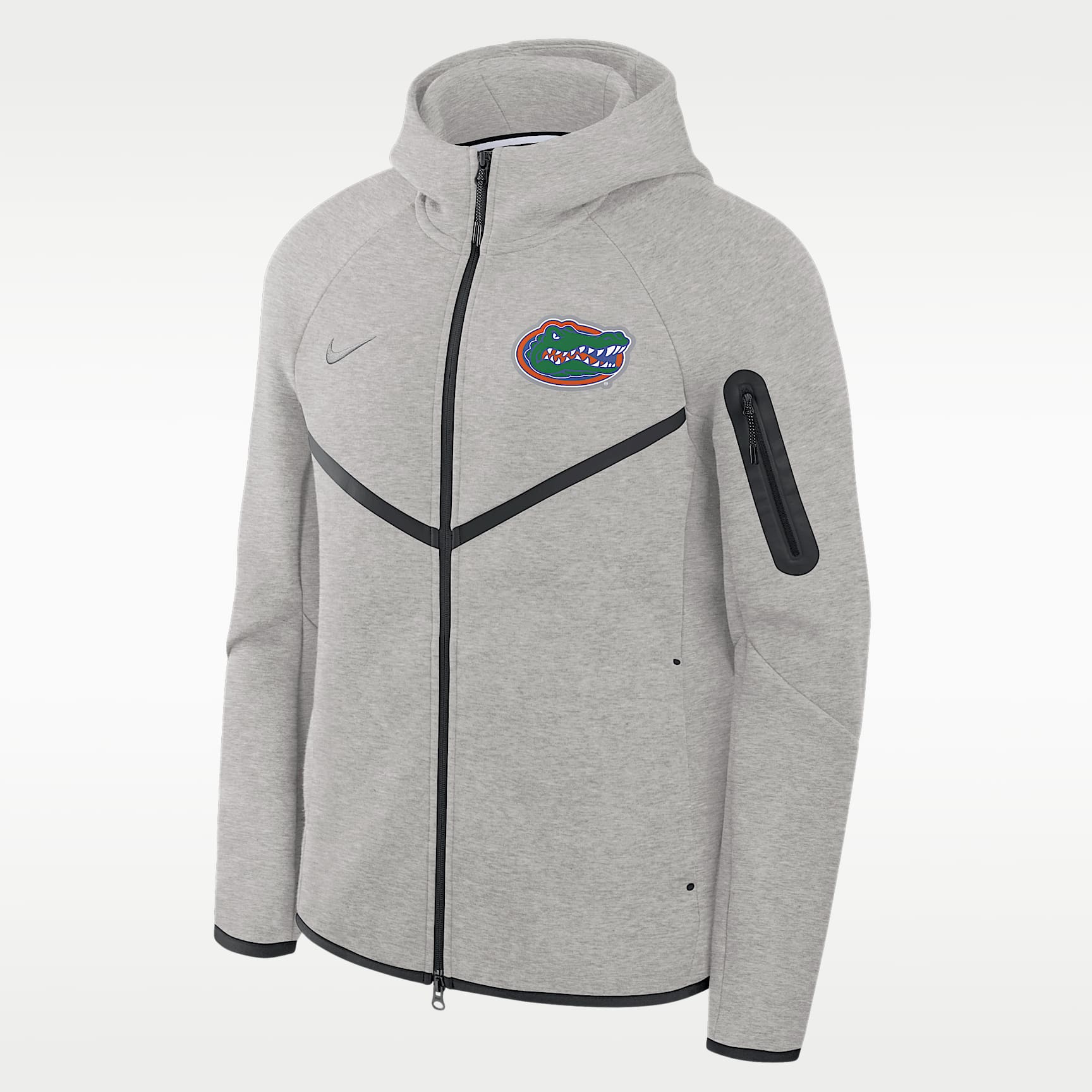 Chamarra universitaria marca Jordan con gorro de cierre completo para hombre Florida Gators Tech Fleece Windrunner