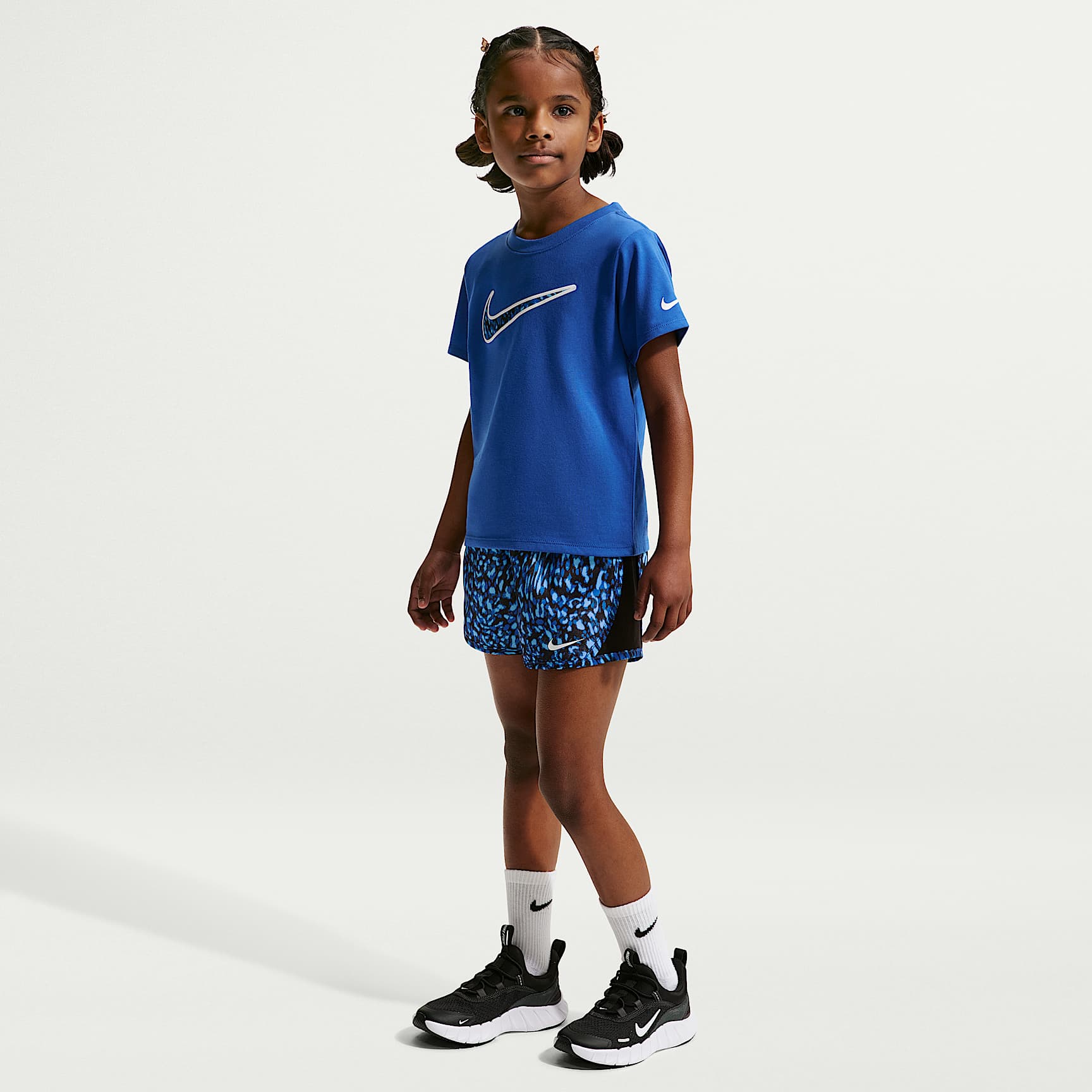 Nike Little Kids' Dri-FIT Printed 2-Piece Tempo Shorts Set