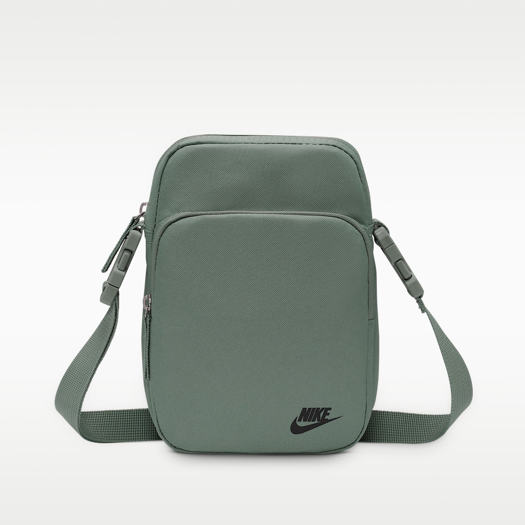 Nike gray × neon green sling bag Nike Heritage Cross-Body Bag (4L 