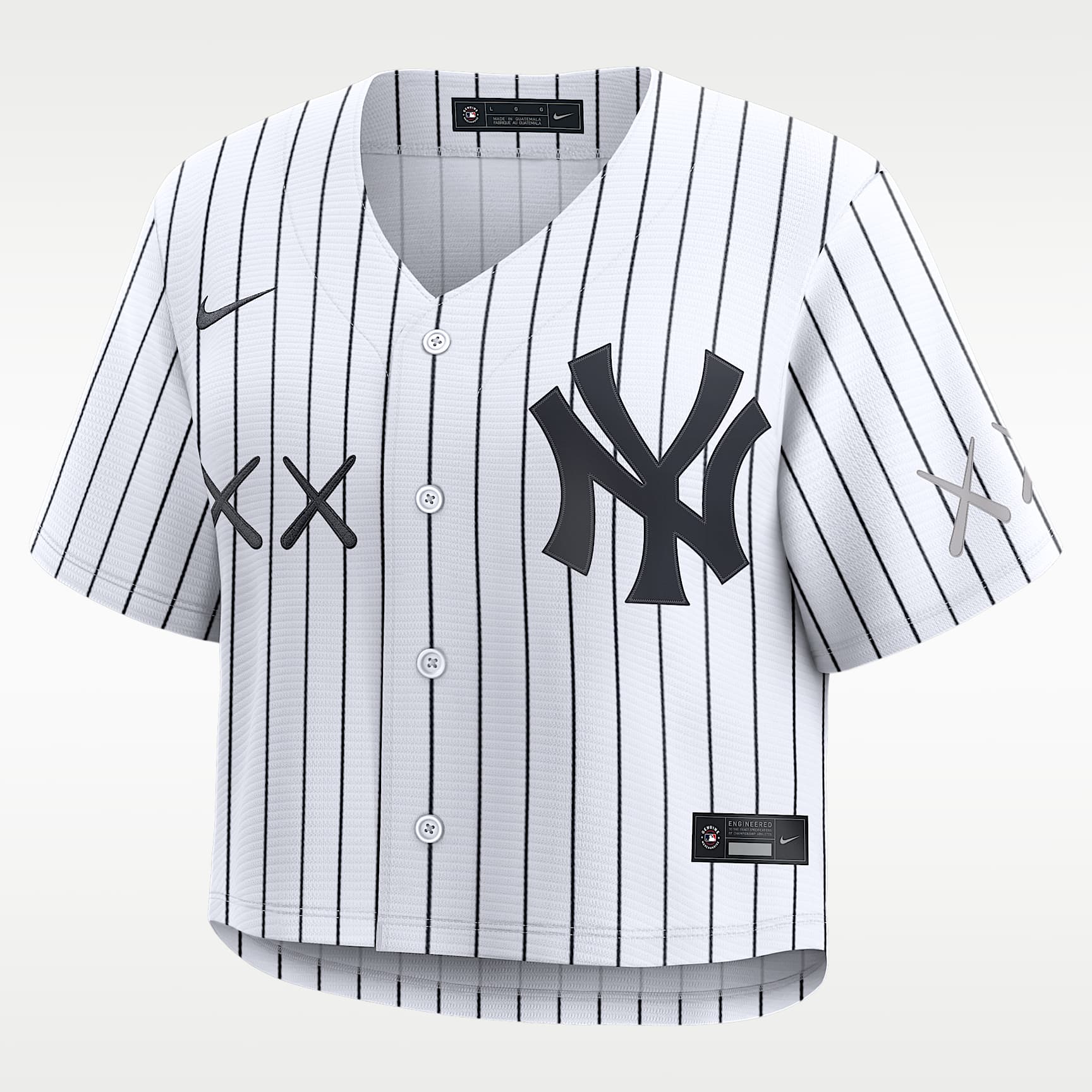 New York Yankees Women's Nike x KAWS MLB Cropped Replica Jersey