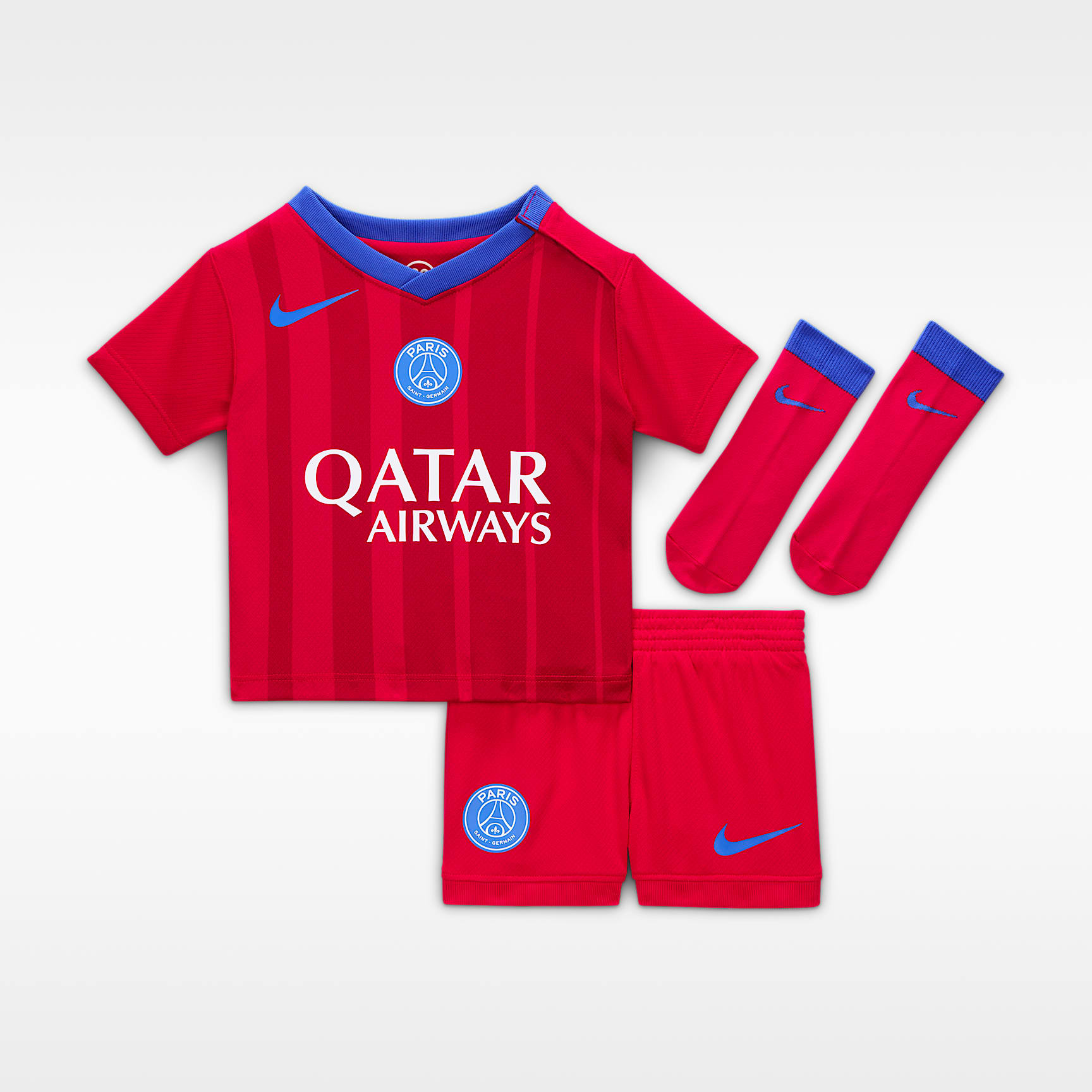 Paris Saint-Germain 2025/26 Stadium (tredjedrakt) Nike Total 90 Replica fotballdraktsett i tre deler til sped-/småbarn