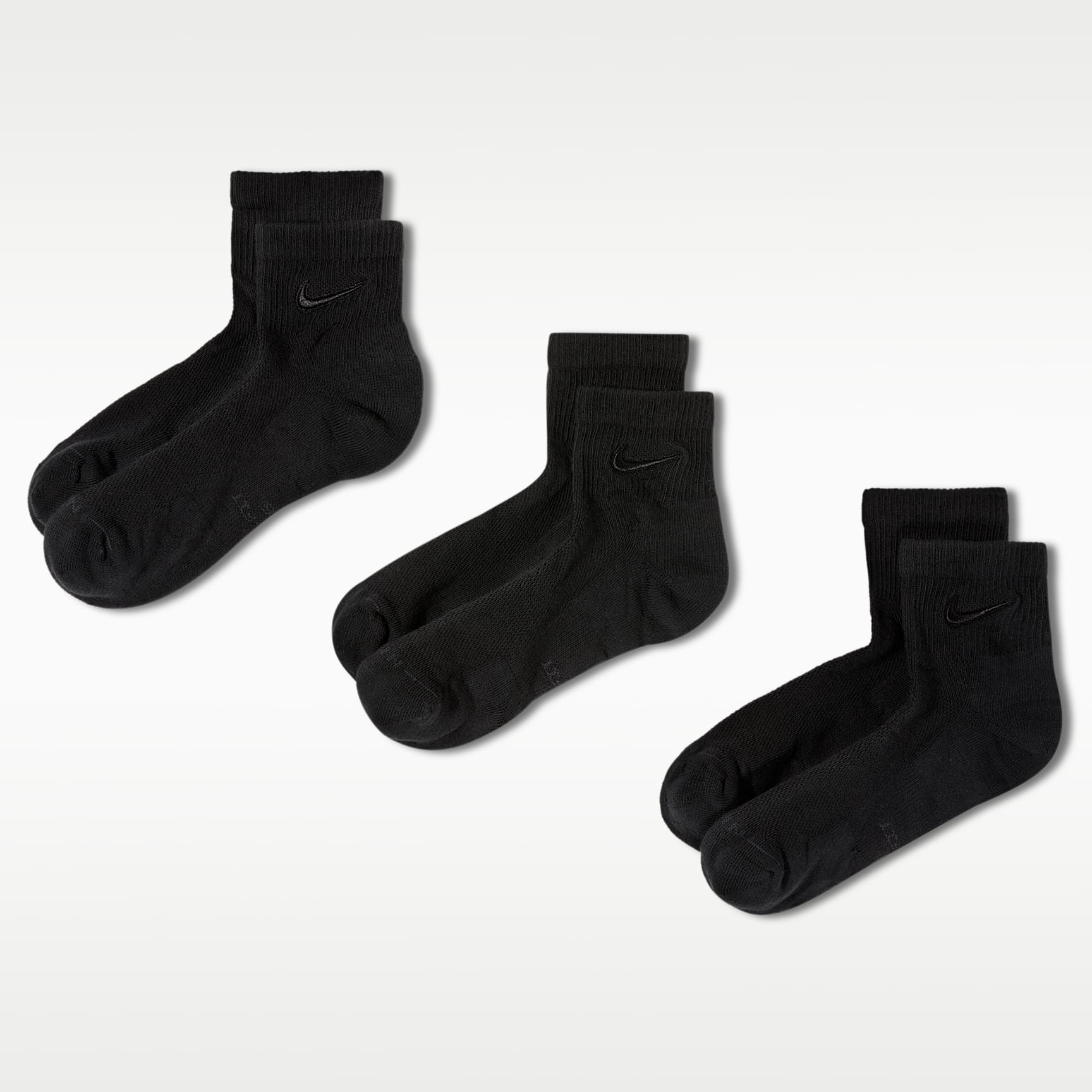 Nike Everyday Elevated Ankle Socks (3 Pairs)