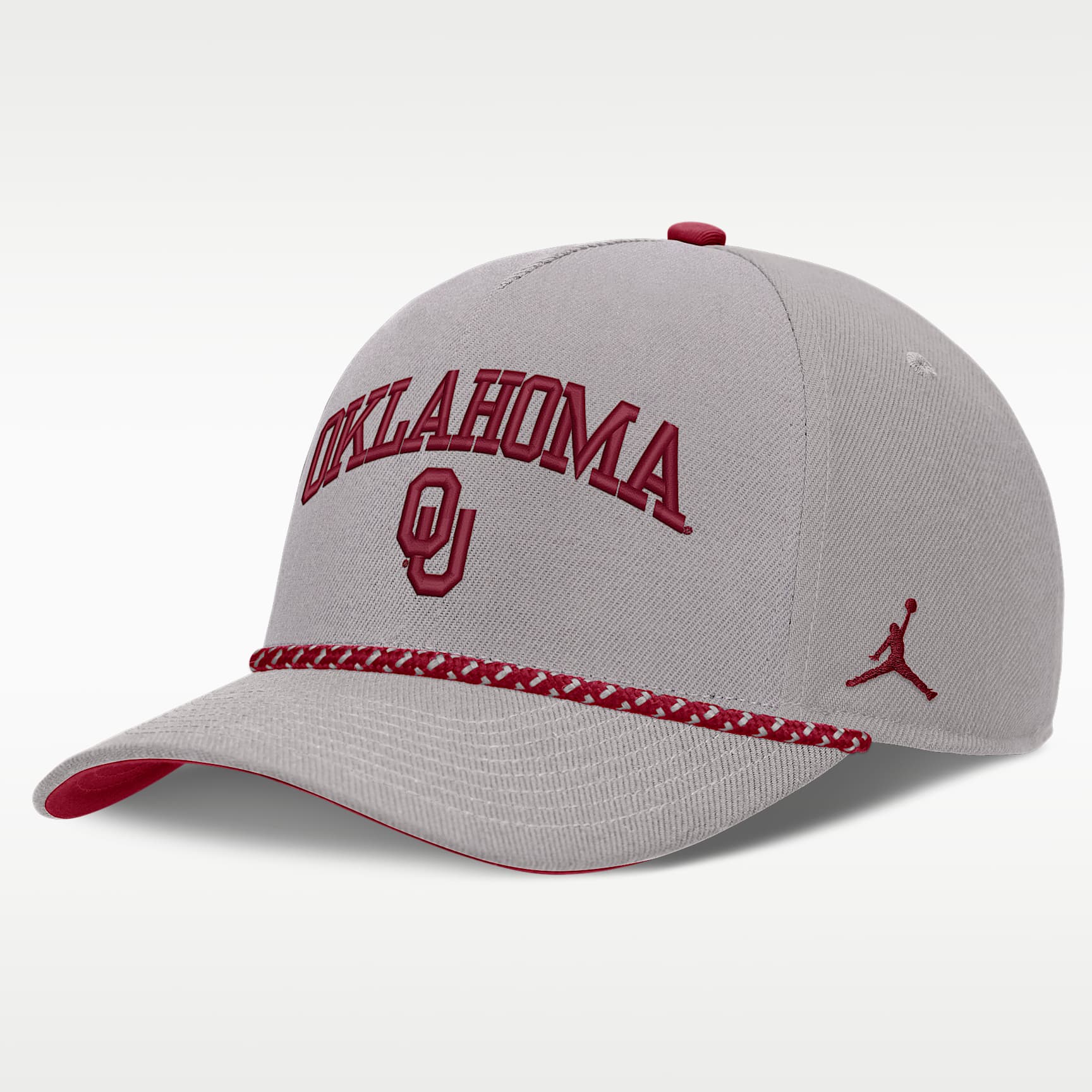 Oklahoma Primetime Rise Rope Men's Jordan Brand College Adjustable Hat