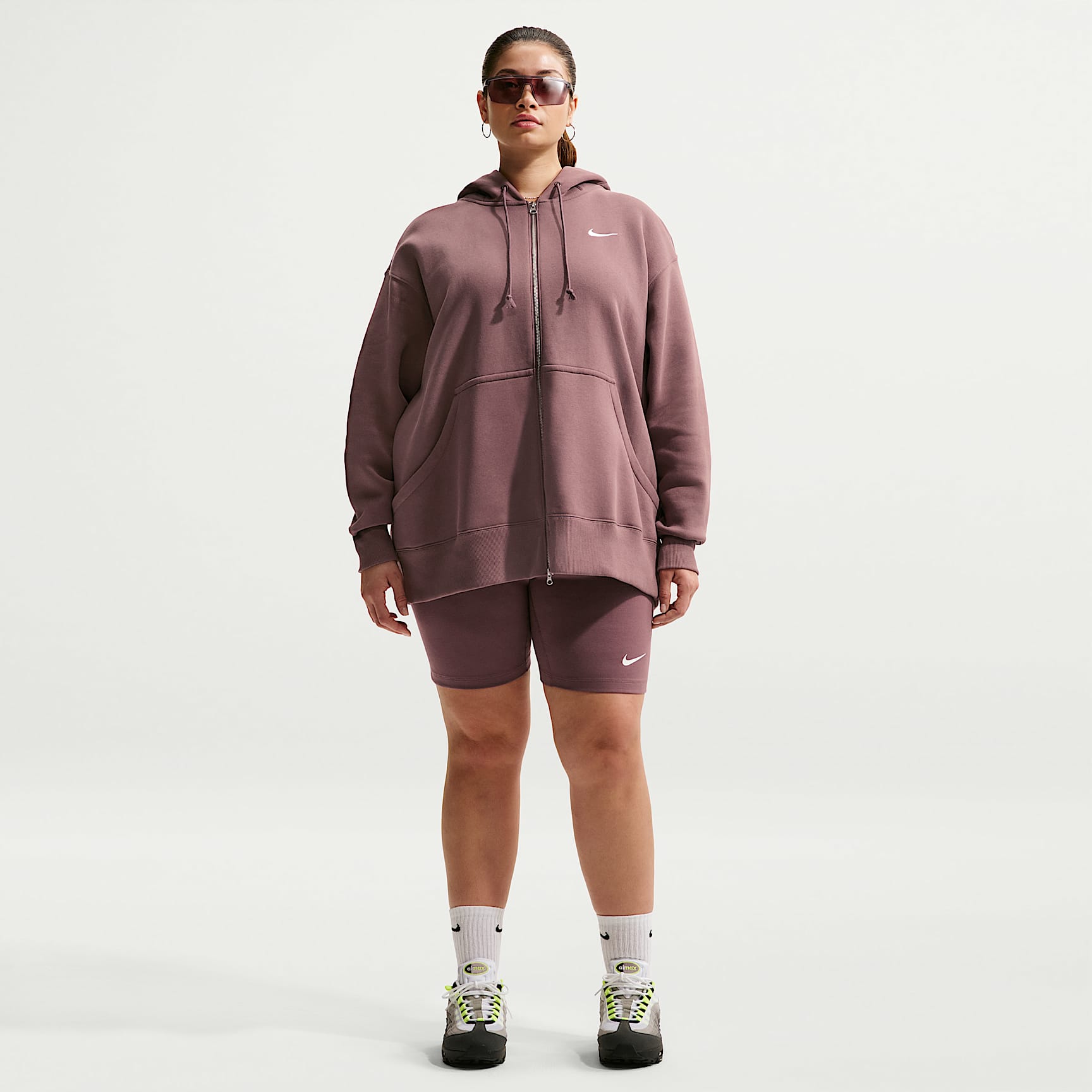 Nike Sportswear Classic Women's High-Waisted 8" Biker Shorts (Plus Size)