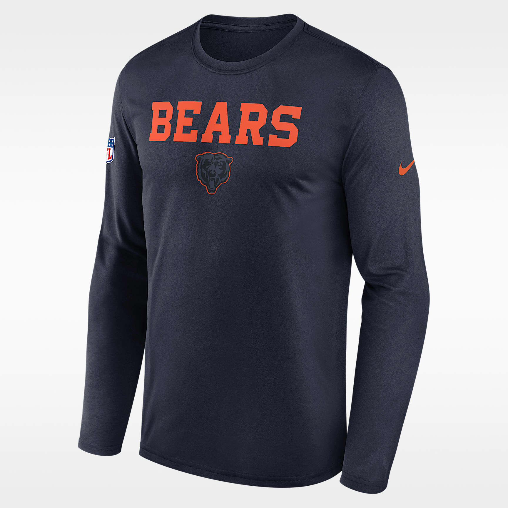 Chicago Bears Rivalries Collection Sideline Legend Men's Nike Dri-FIT NFL Long-Sleeve T-Shirt