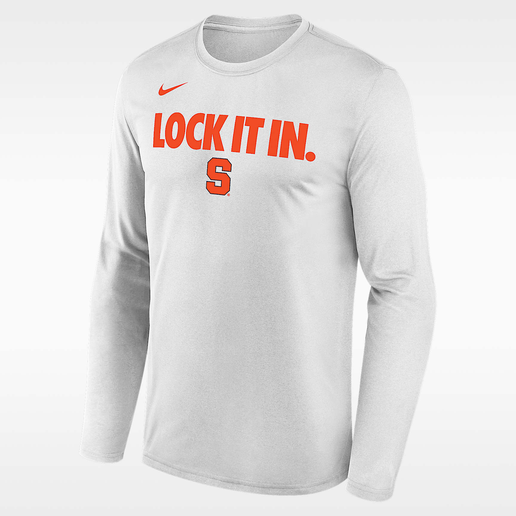 Syracuse 2026 On-Court Bench Men's Nike Dri-FIT College Long-Sleeve T-Shirt