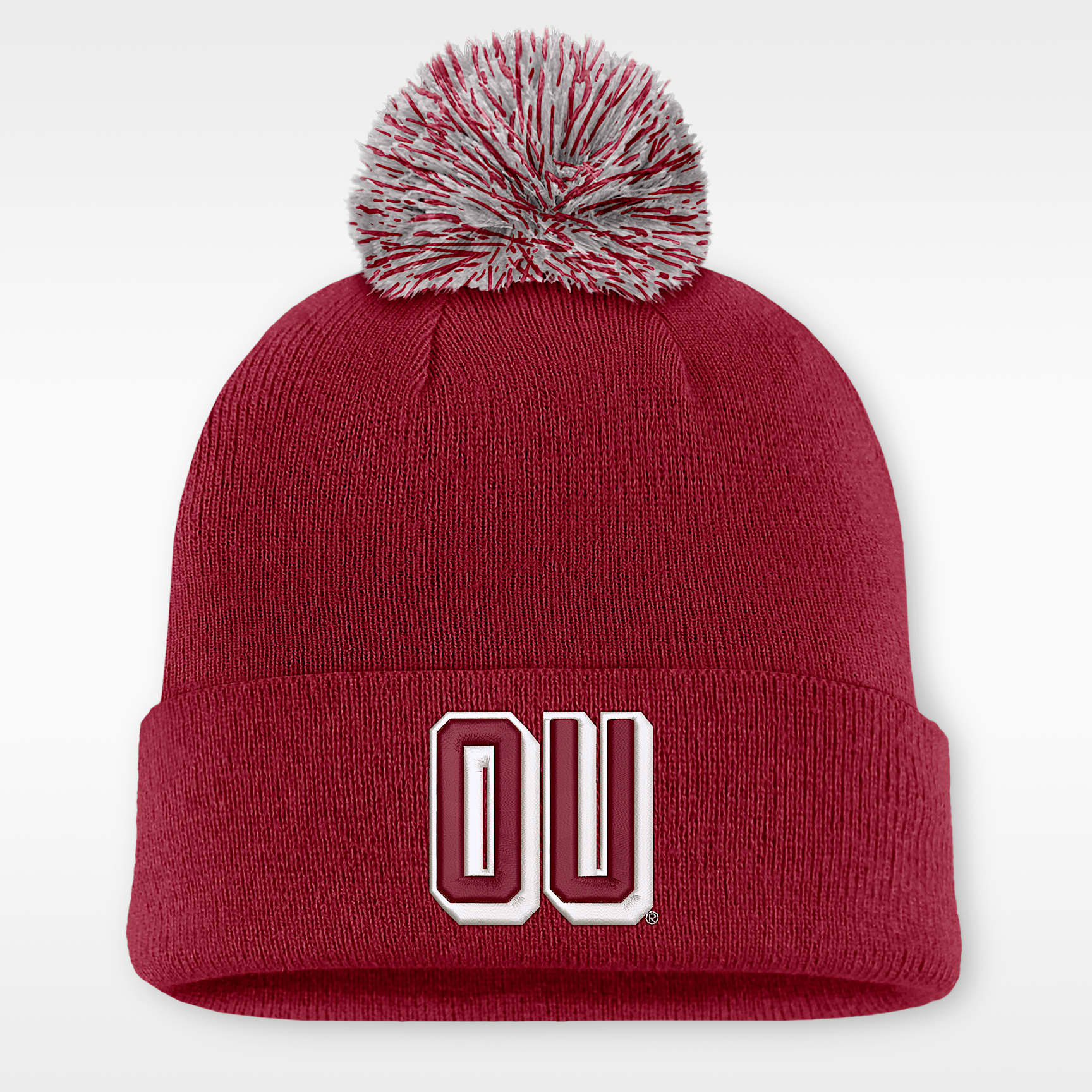 Gorro con dobladillo universitario Nike para hombre Oklahoma Peak