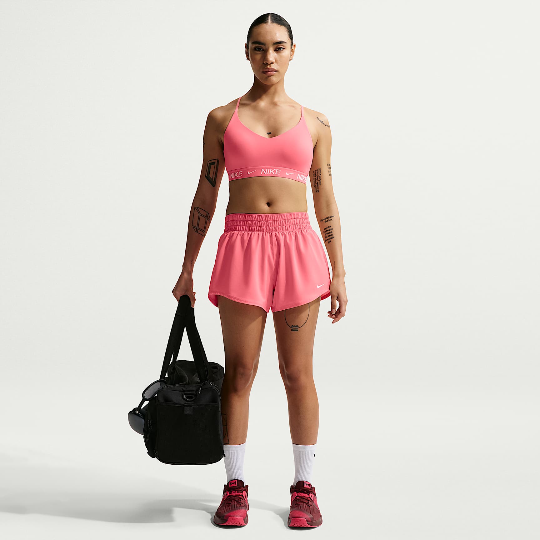 Nike One Women's Dri-FIT Mid-Rise 8cm (approx.) Brief-Lined Shorts