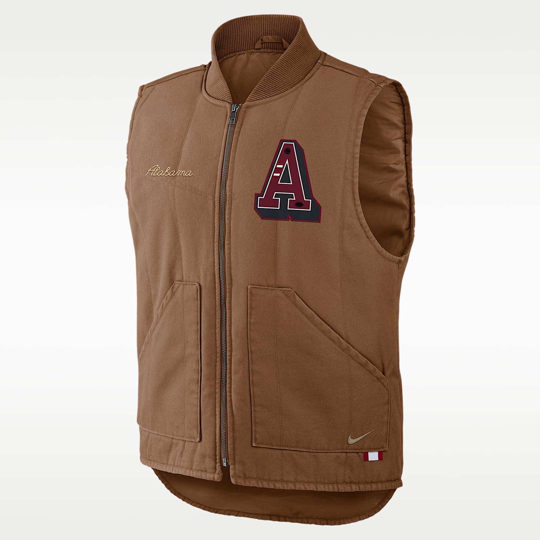 Alabama Academic Men's Nike College Padded Full-Zip Vest