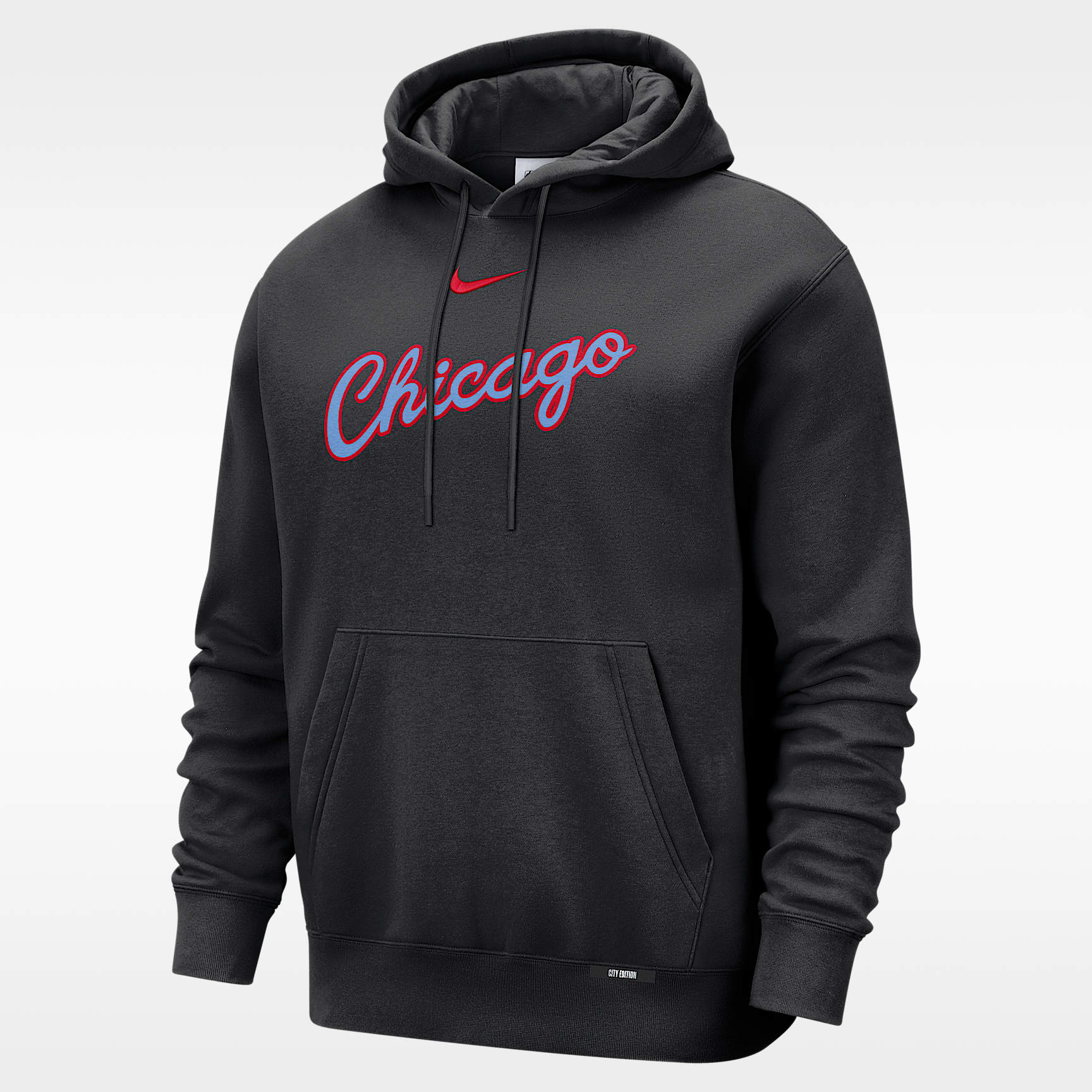 Sudadera con gorro sin cierre Nike Basketball Club para hombre Chicago Bulls City Edition